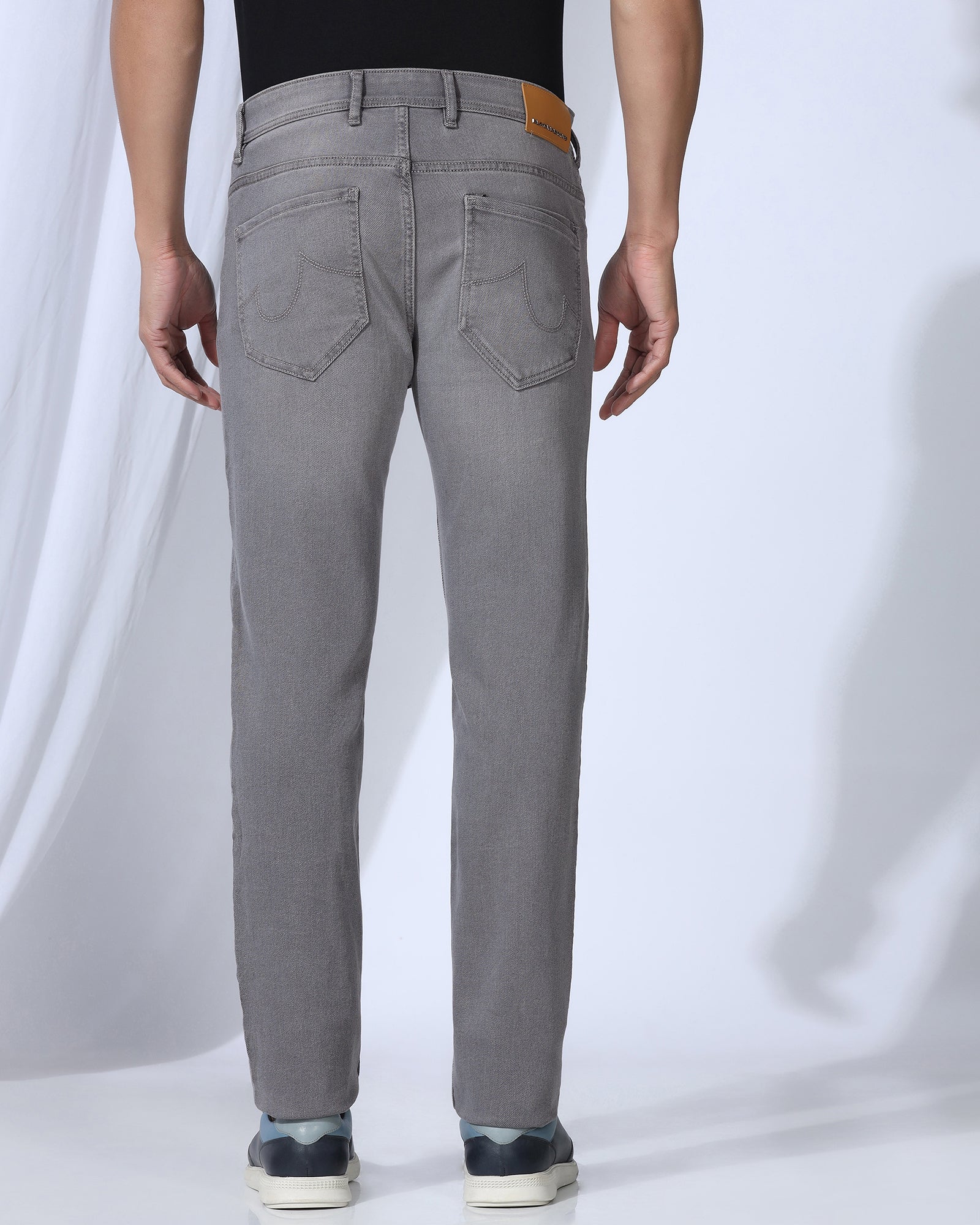 Super Clean Slim Yonk Fit Grey Jeans - Benito