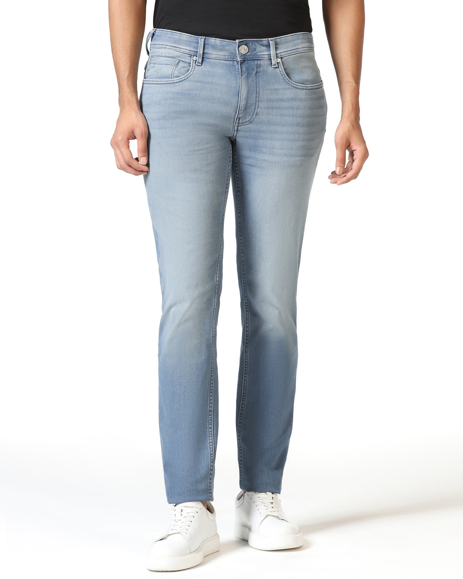 Super Clean Slim Comfort Buff Fit Indigo Jeans - Addo