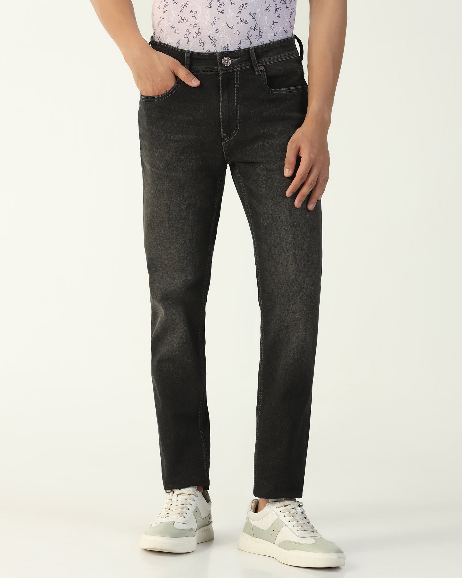 Super Clean Slim Yonk Fit Black Jeans - Kerem