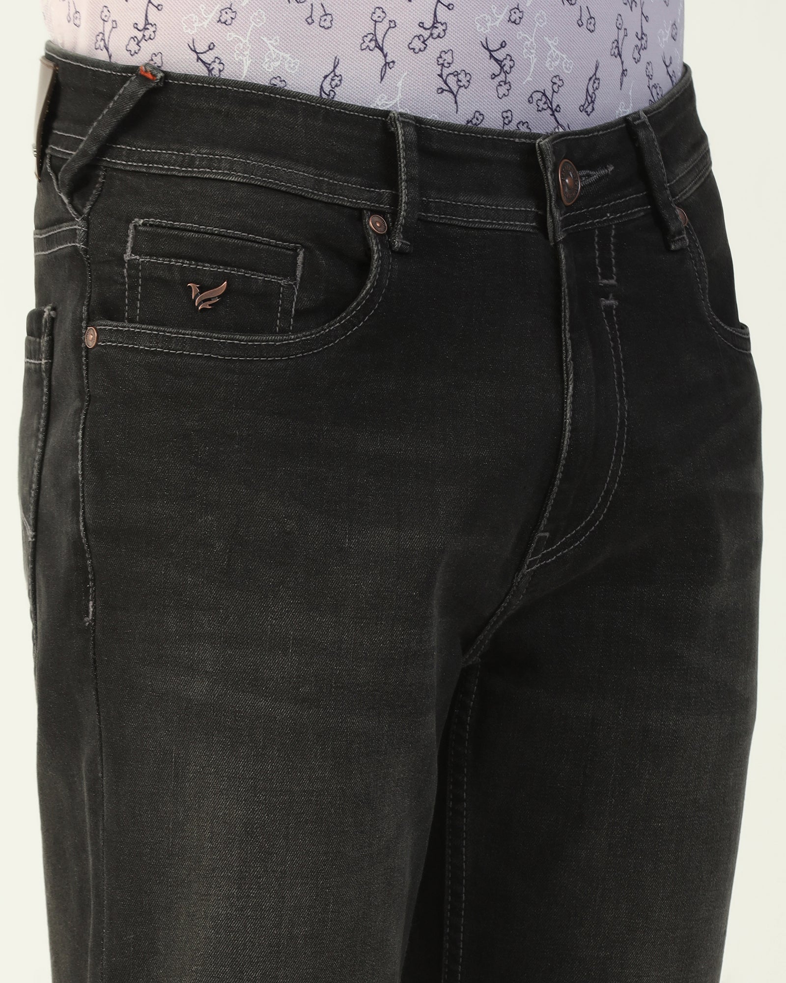 Super Clean Slim Yonk Fit Black Jeans - Kerem