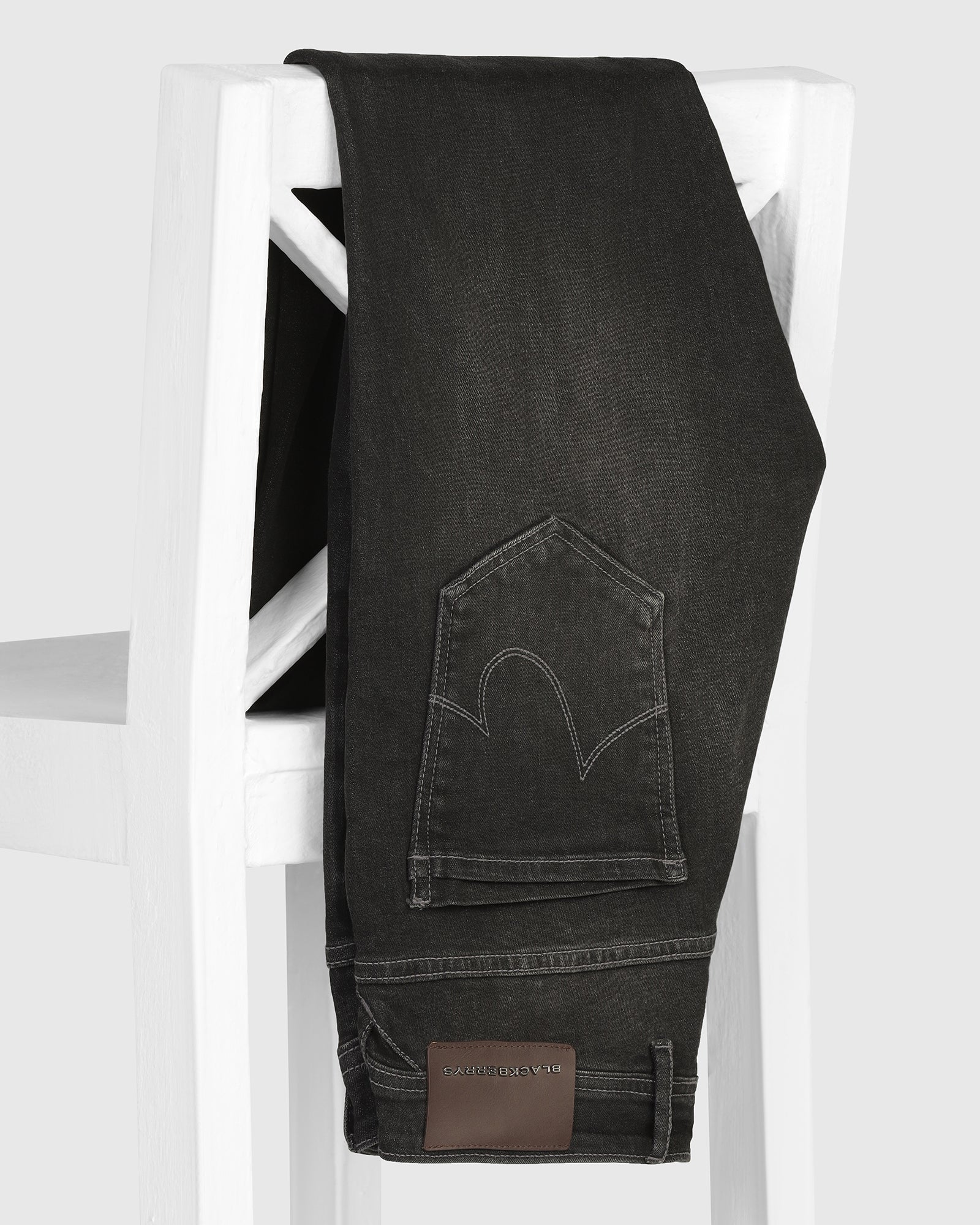 Super Clean Slim Yonk Fit Black Jeans - Kerem