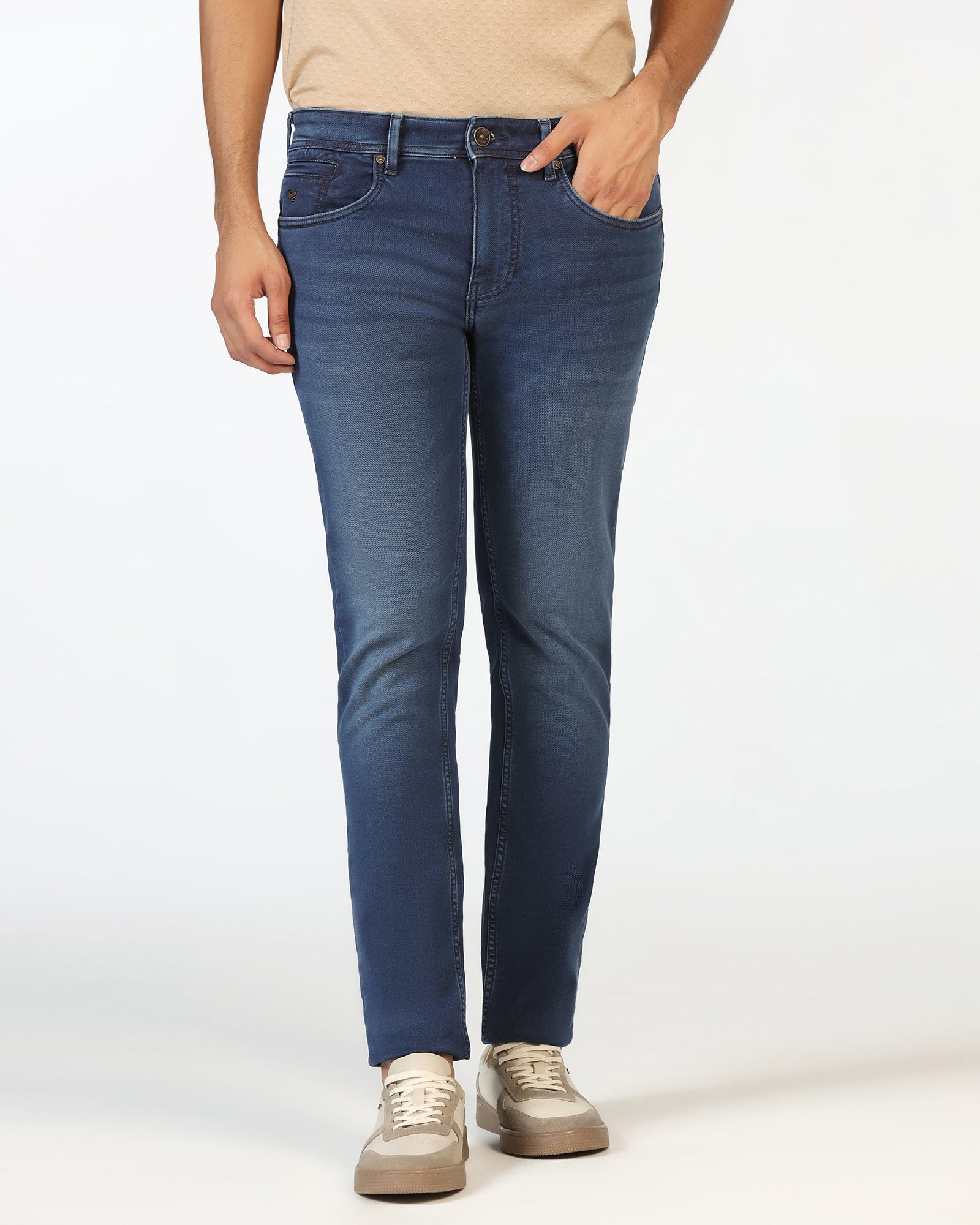 Super Clean Slim Yonk Fit Indigo Jeans - Anatol