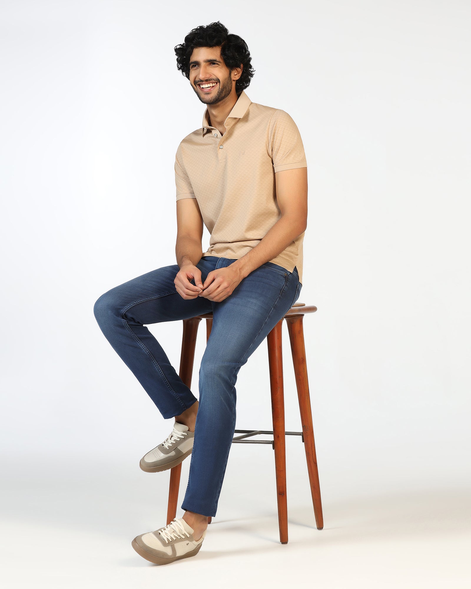 Super Clean Slim Yonk Fit Indigo Jeans - Anatol