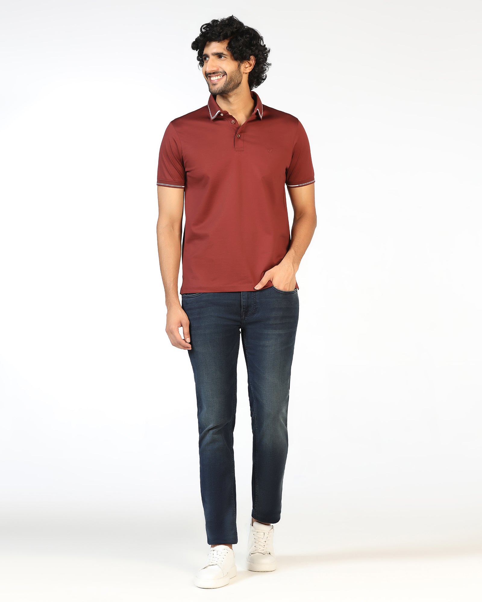 Super Clean Slim Yonk Fit Indigo Jeans - Dario