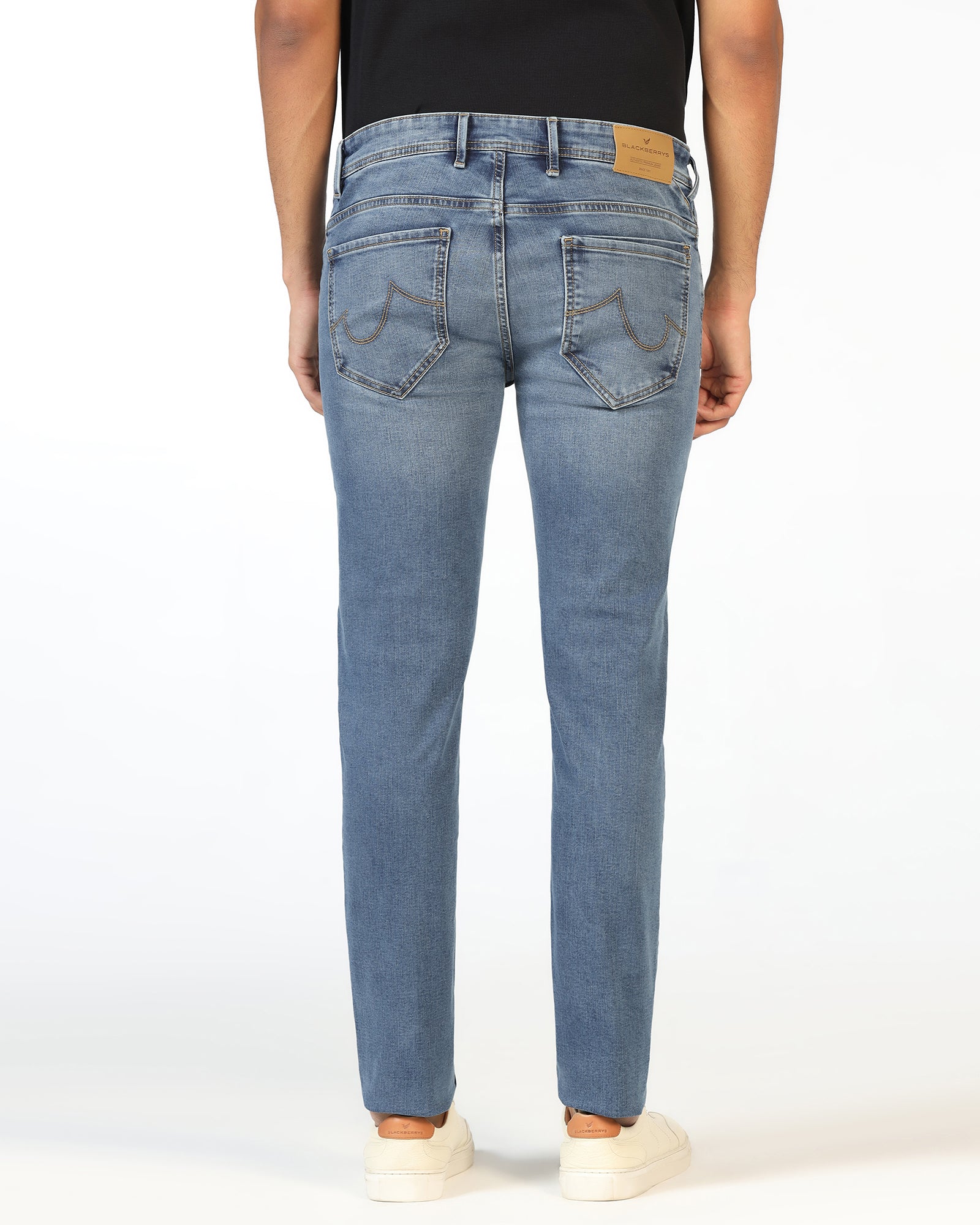 Super Clean Slim Yonk Fit Indigo Jeans - Rolf