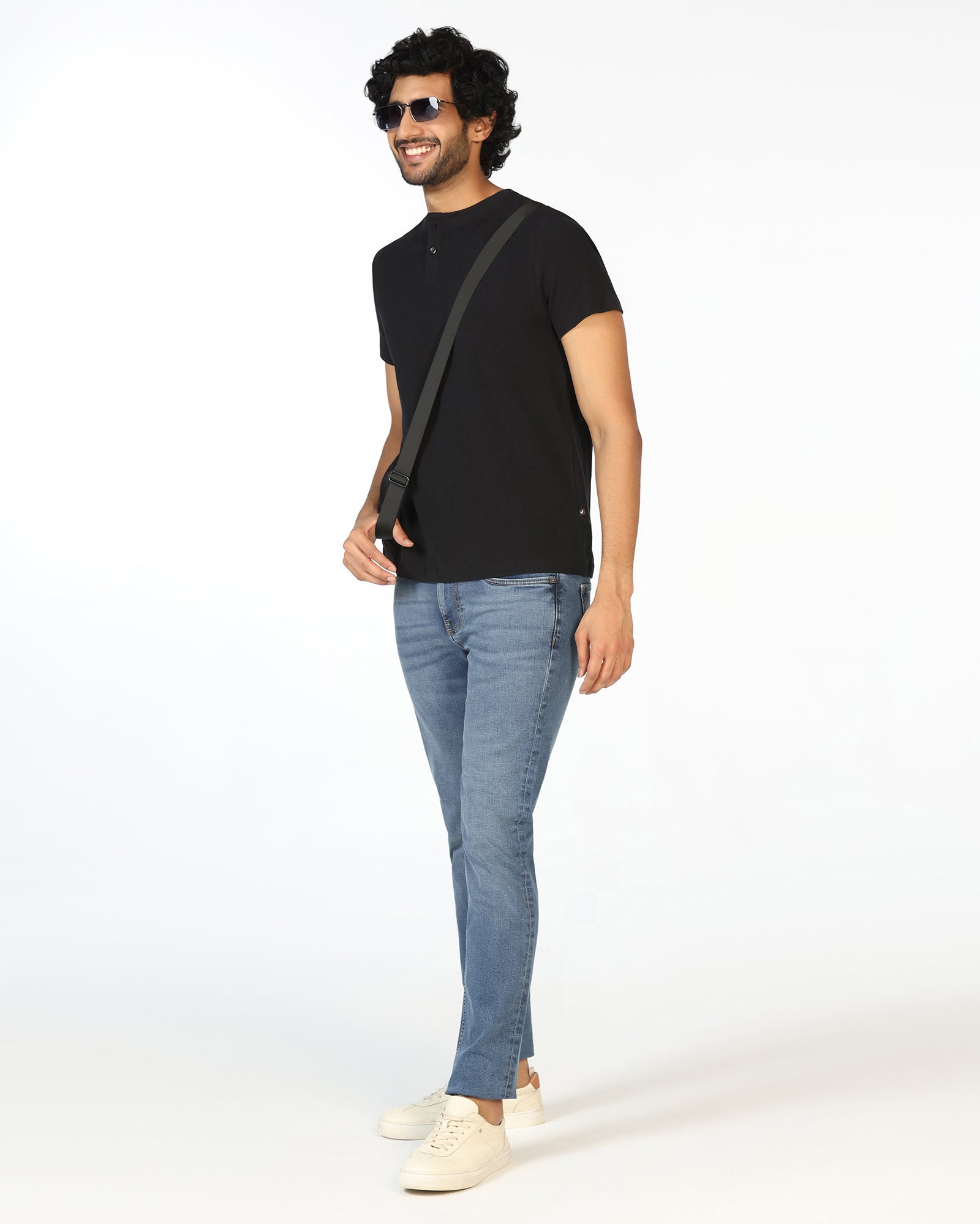 Super Clean Slim Yonk Fit Indigo Jeans - Rolf