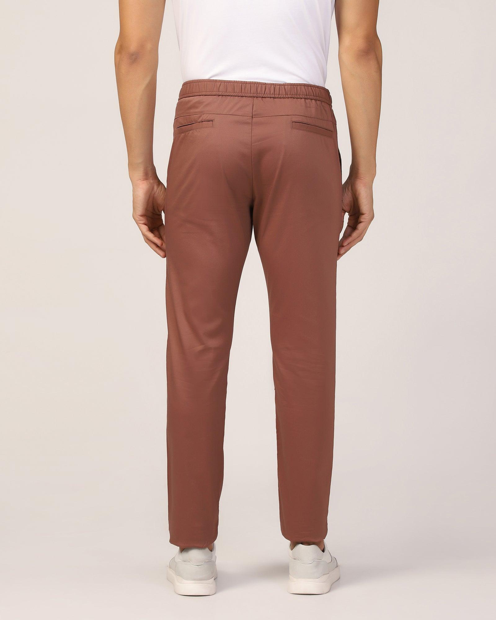 Super Slim Phoenix Casual Rust Solid Khaki - Jog - Blackberrys