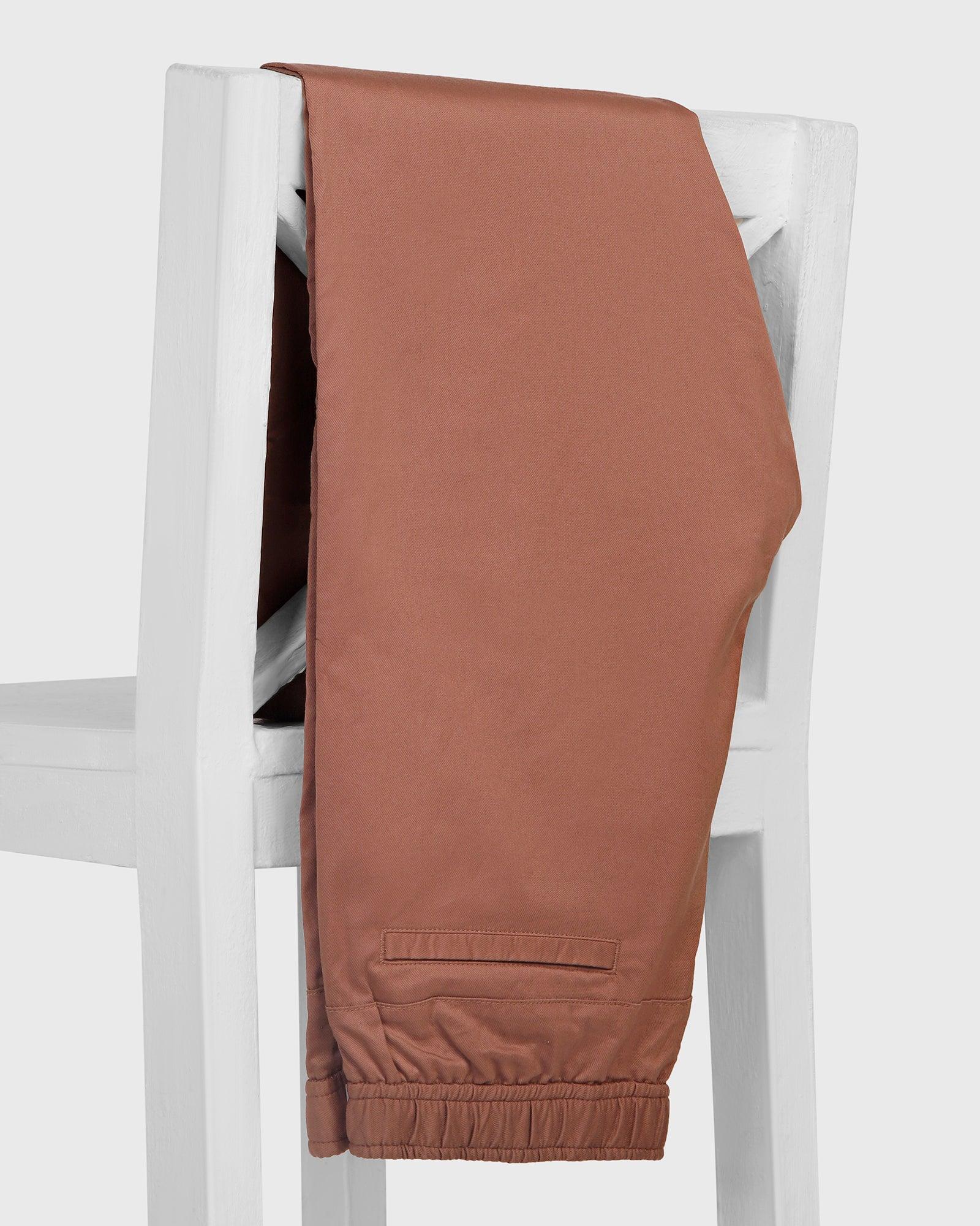 Super Slim Phoenix Casual Rust Solid Khaki - Jog - Blackberrys