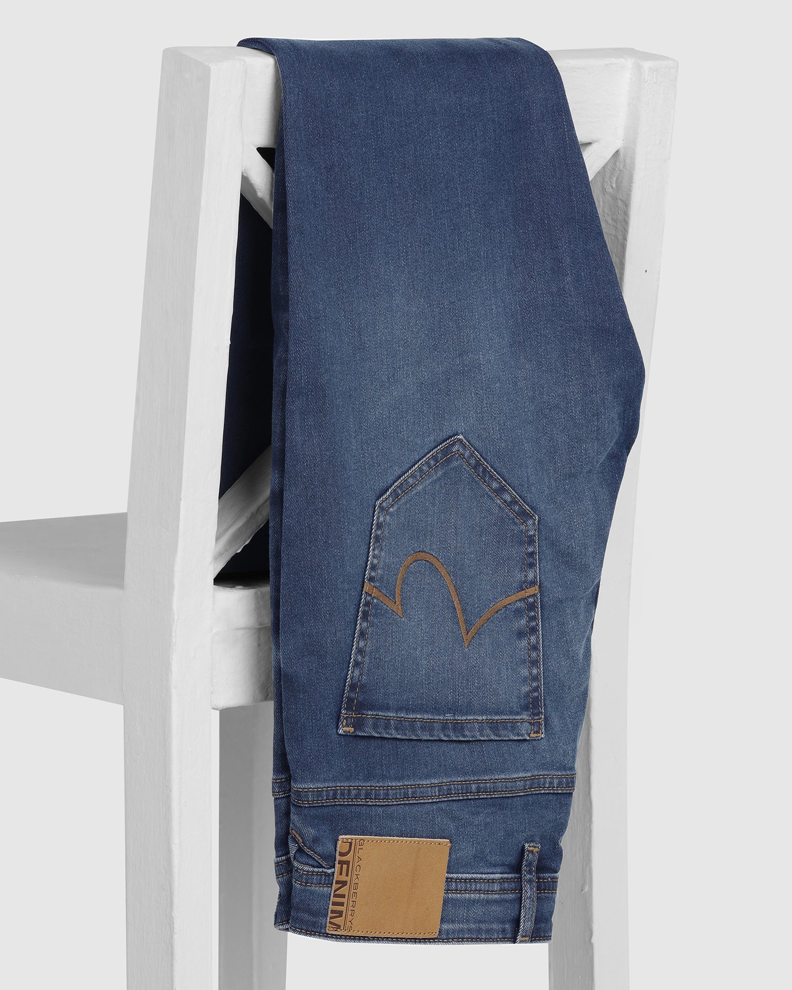 Superflex Slim Comfort Buff Fit Indigo Jeans - Mosi