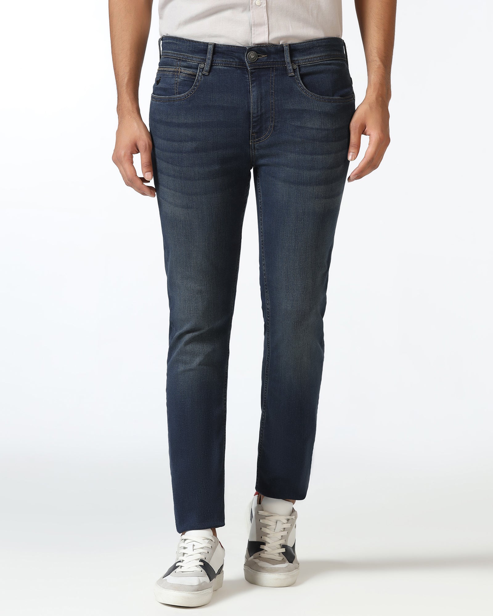 Superflex Slim Yonk Fit Indigo Jeans - Femi