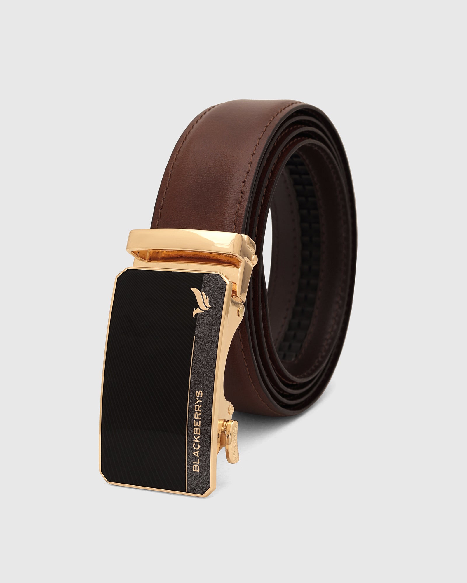 Leather Tan Solid Belt - Waddy