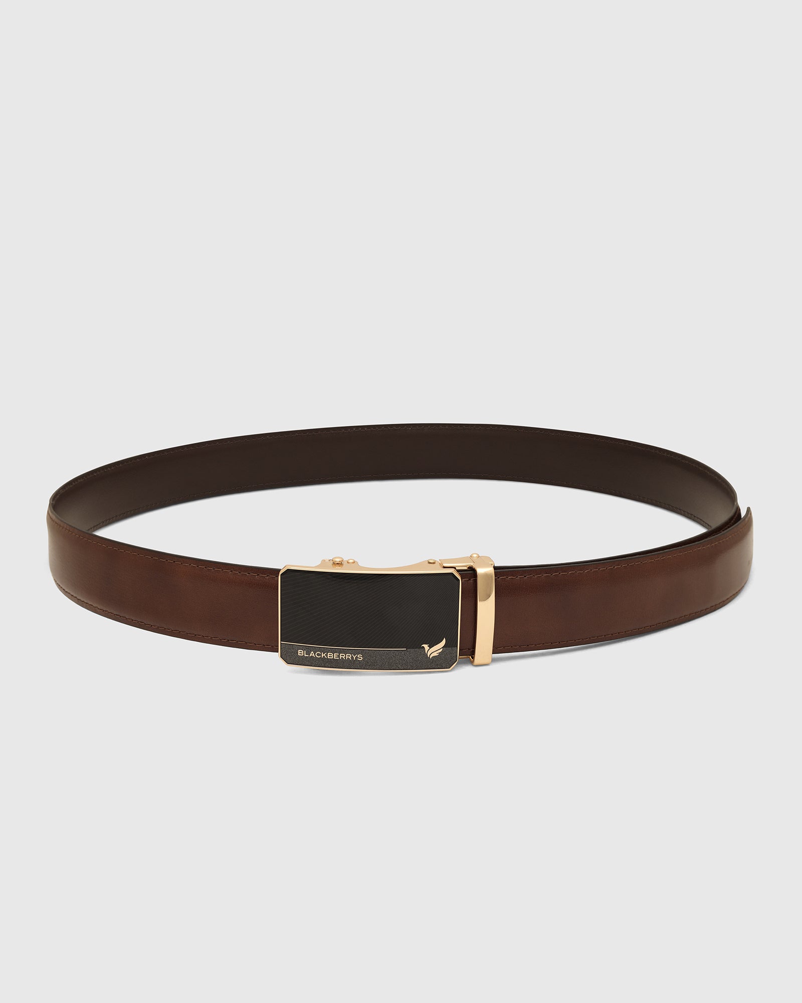 Leather Tan Solid Belt - Waddy