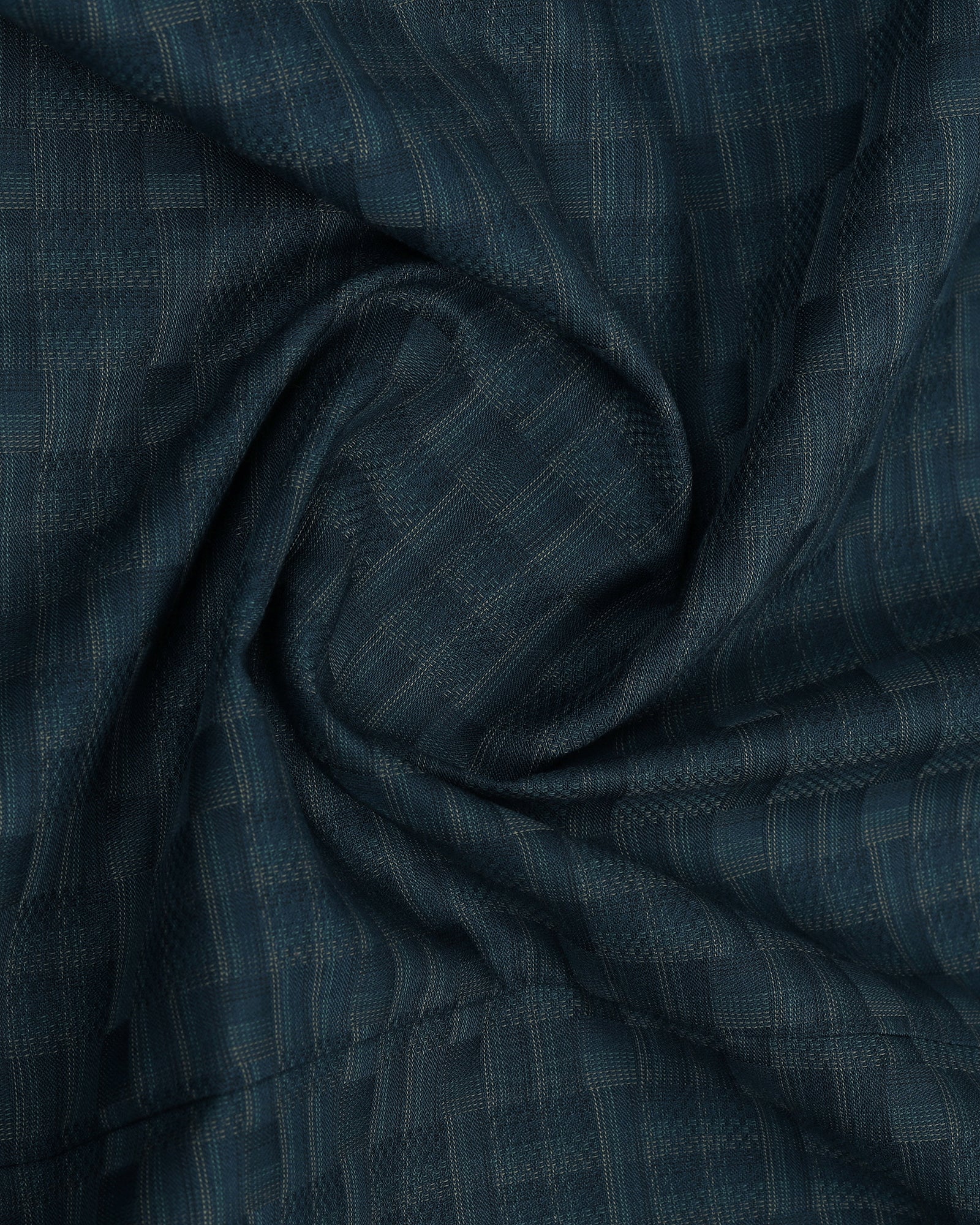 Teal Check Shirt - Echod