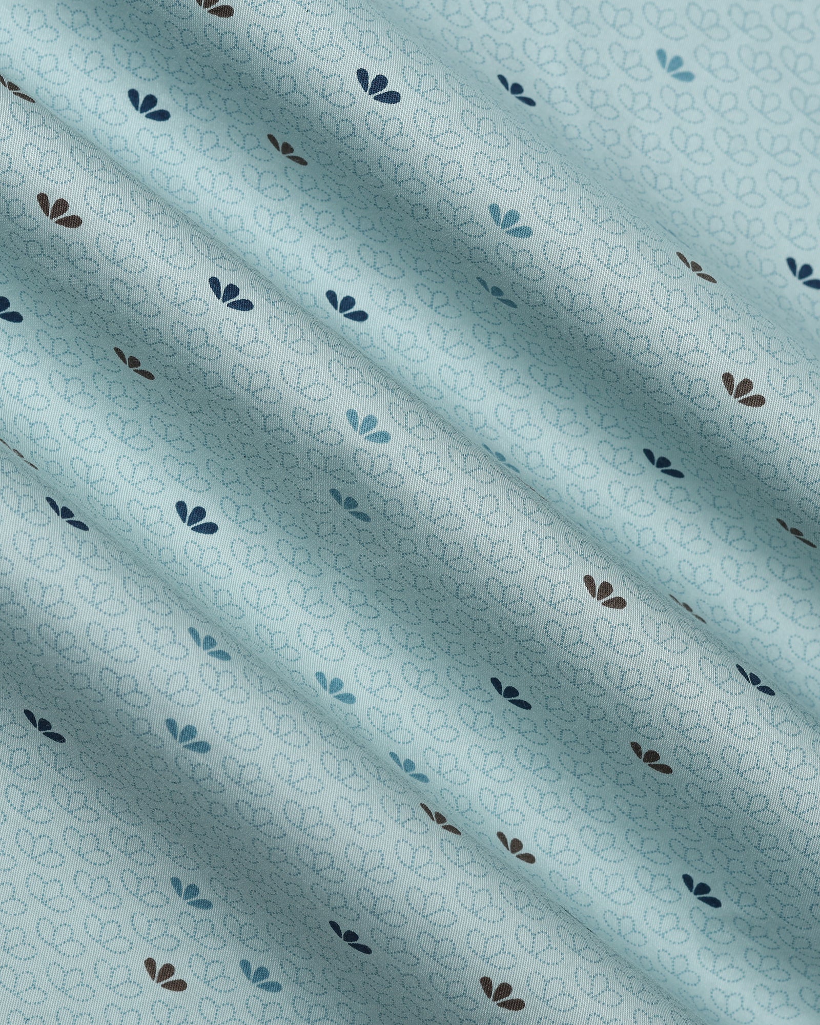 Teal Printed Shirt - Tobas