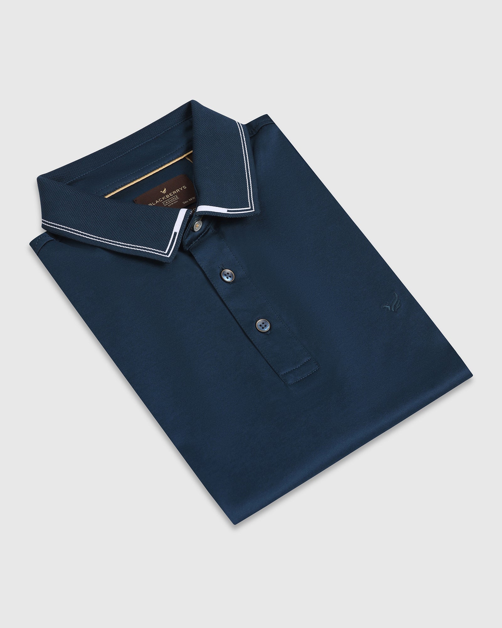 Teal Solid Polo - Mond