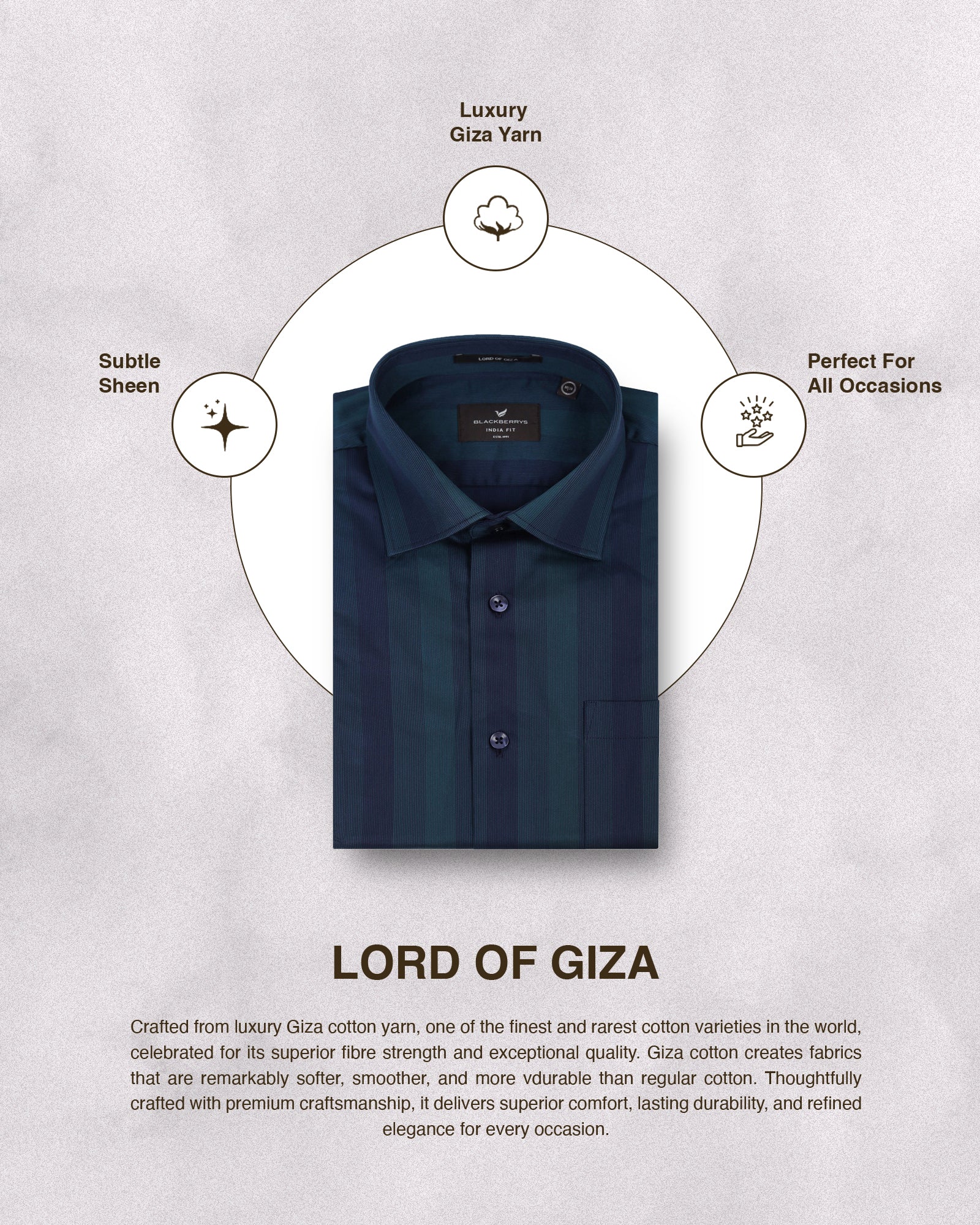 Teal Stripe Shirt - Racer