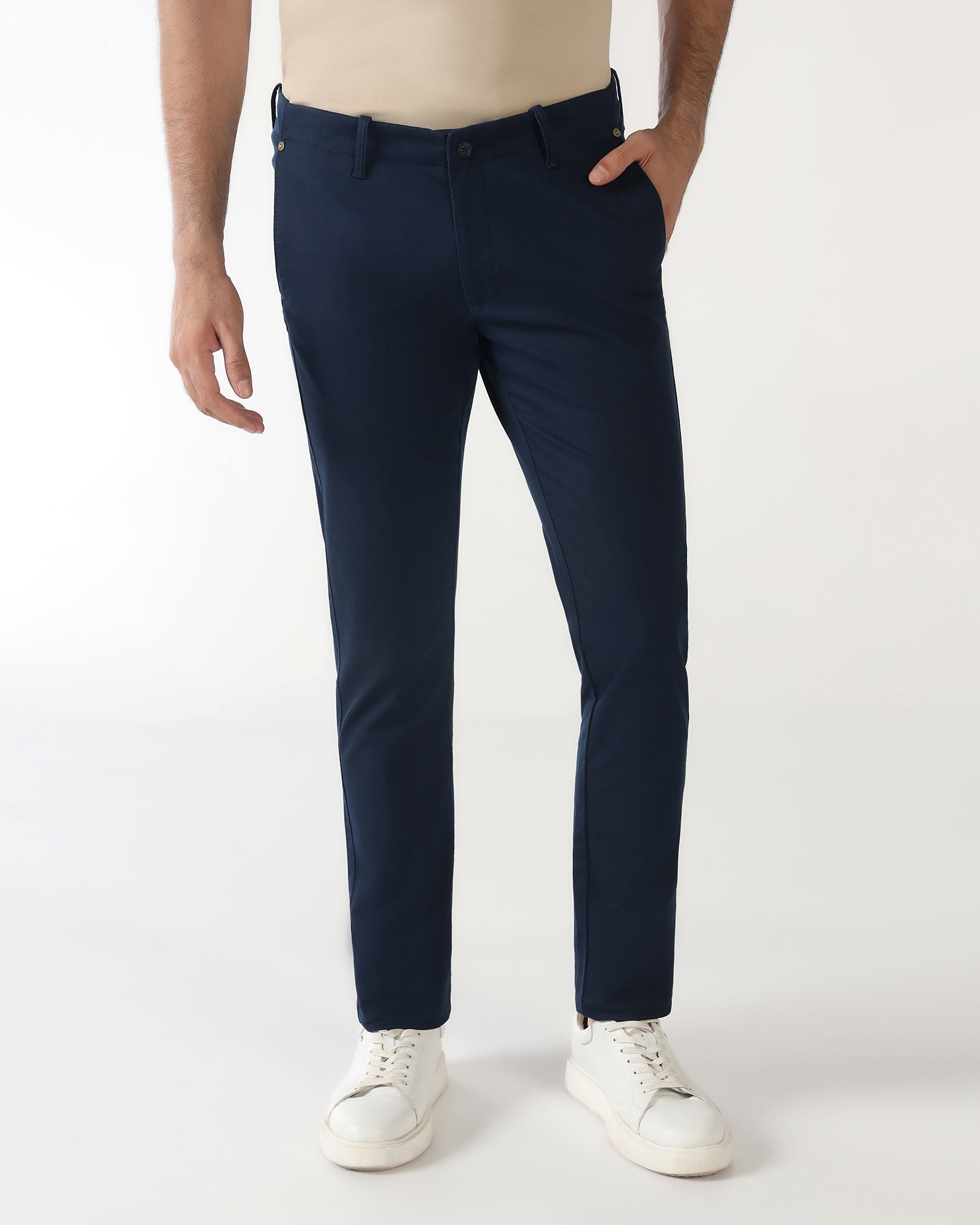 Teal Textured Khakis - Segon