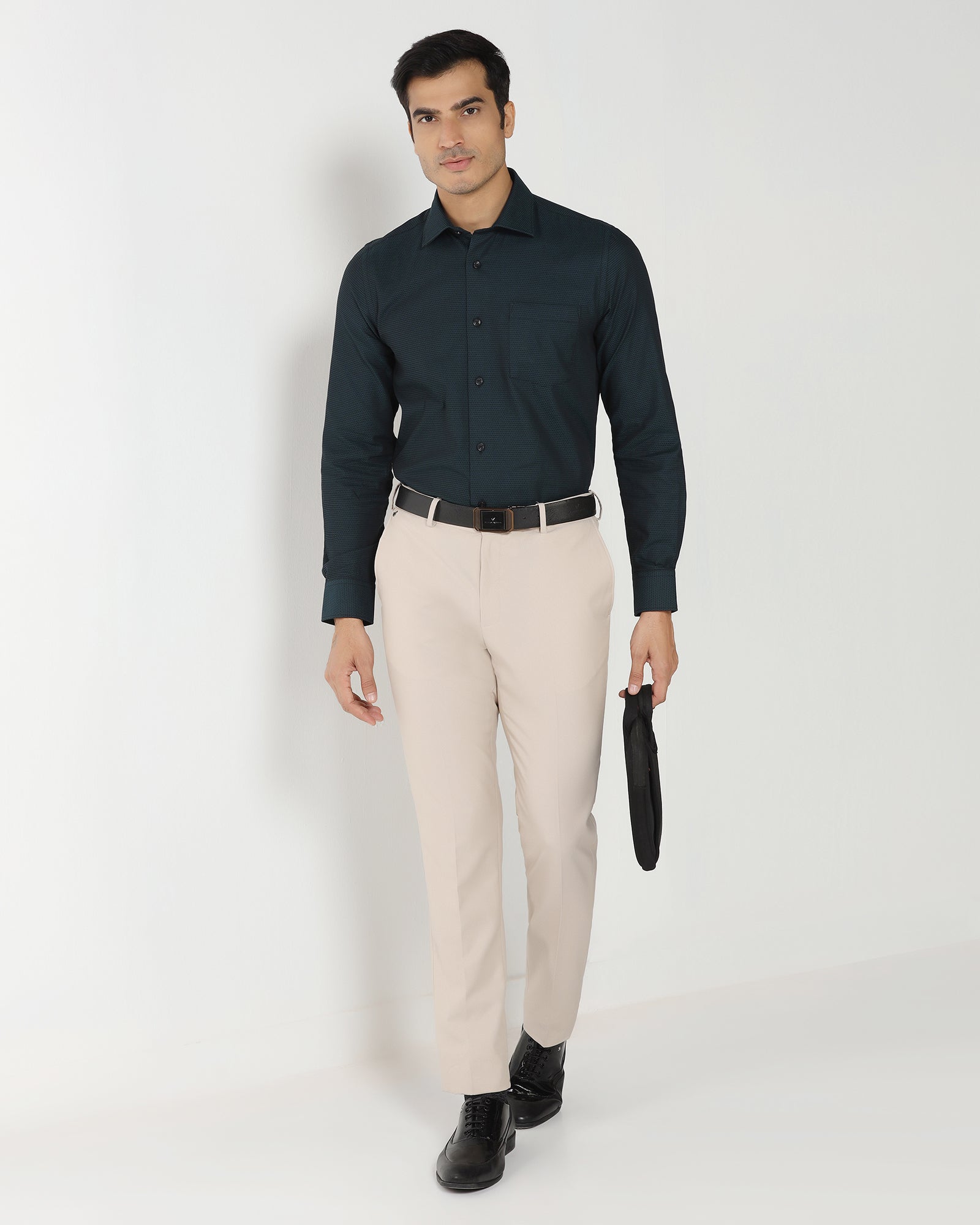 Teal Textured Shirt - Robin