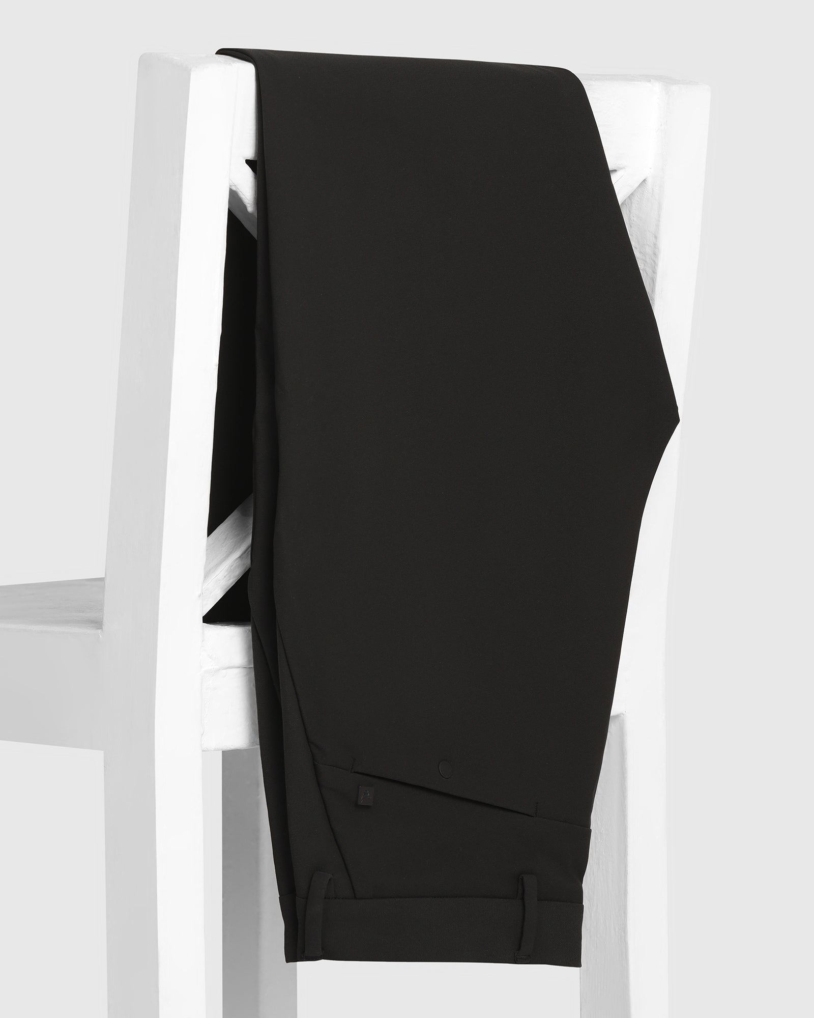 TechPro Slim Fit B-91 Casual Black Solid Khakis - Gary