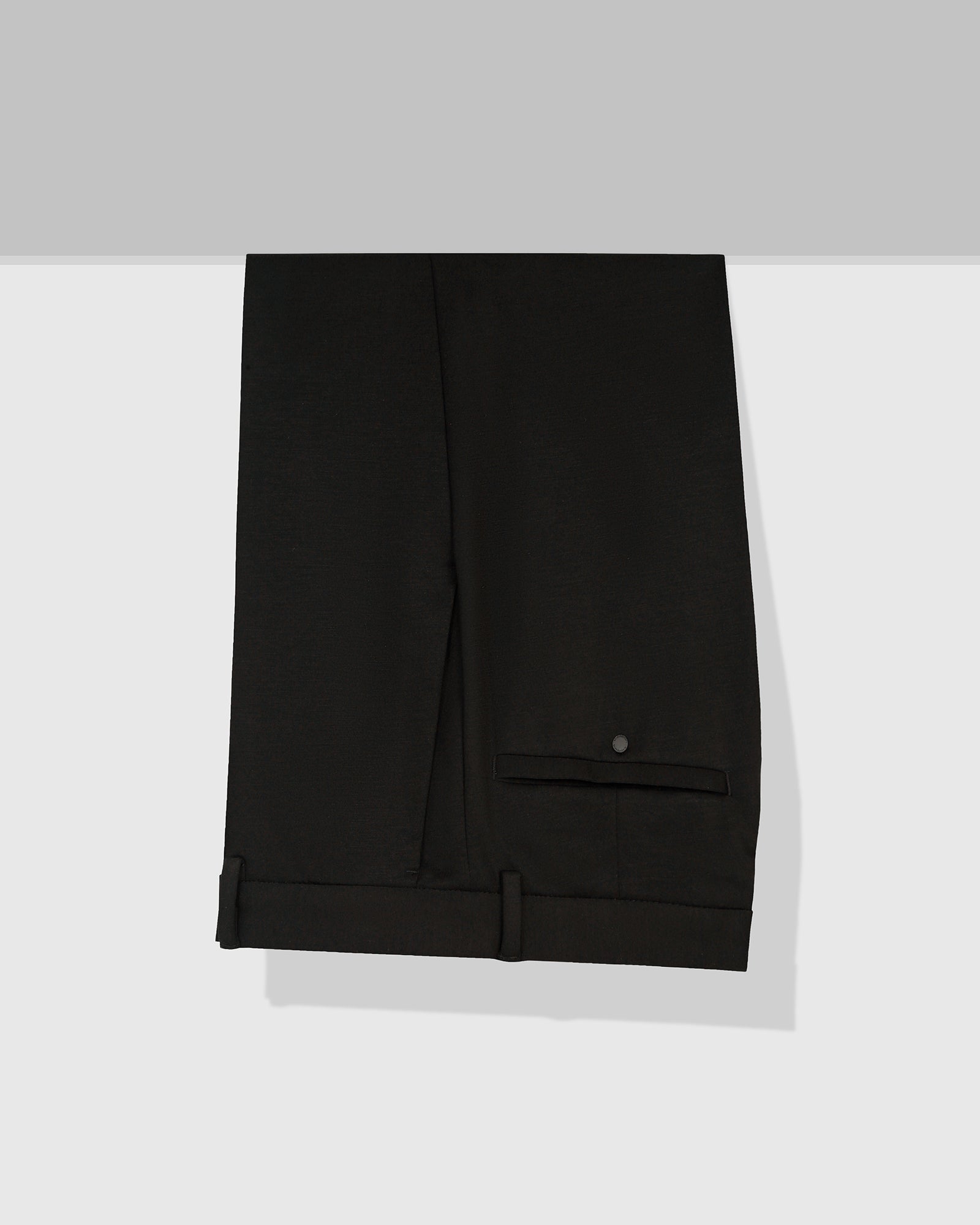 TechPro Slim Fit B-91 Formal Black Solid Trouser - Explorer
