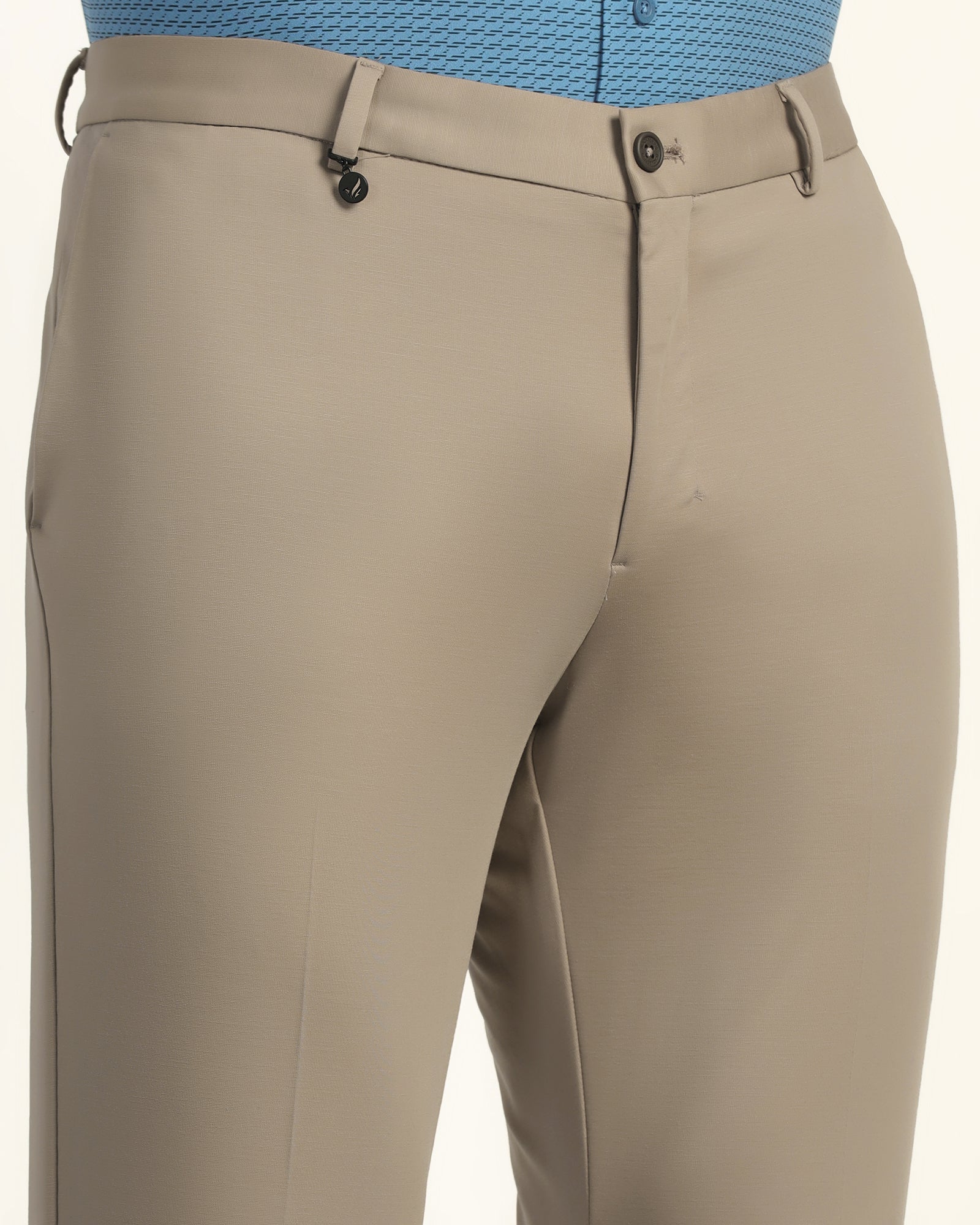 TechPro Slim Fit B-91 Formal Mouse Solid Trouser - Explorer