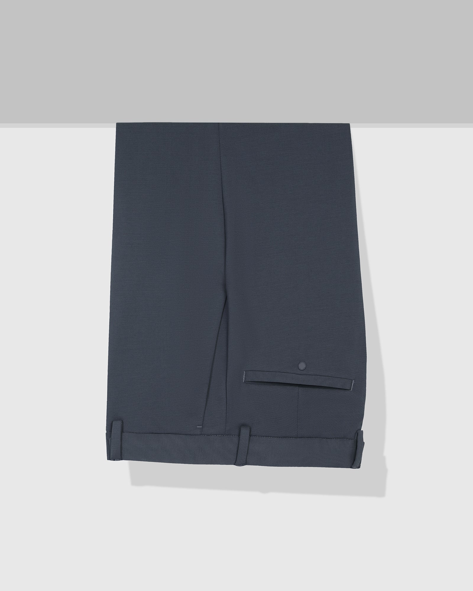 TechPro Slim Fit B-91 Formal Navy Solid Trouser - Explorer