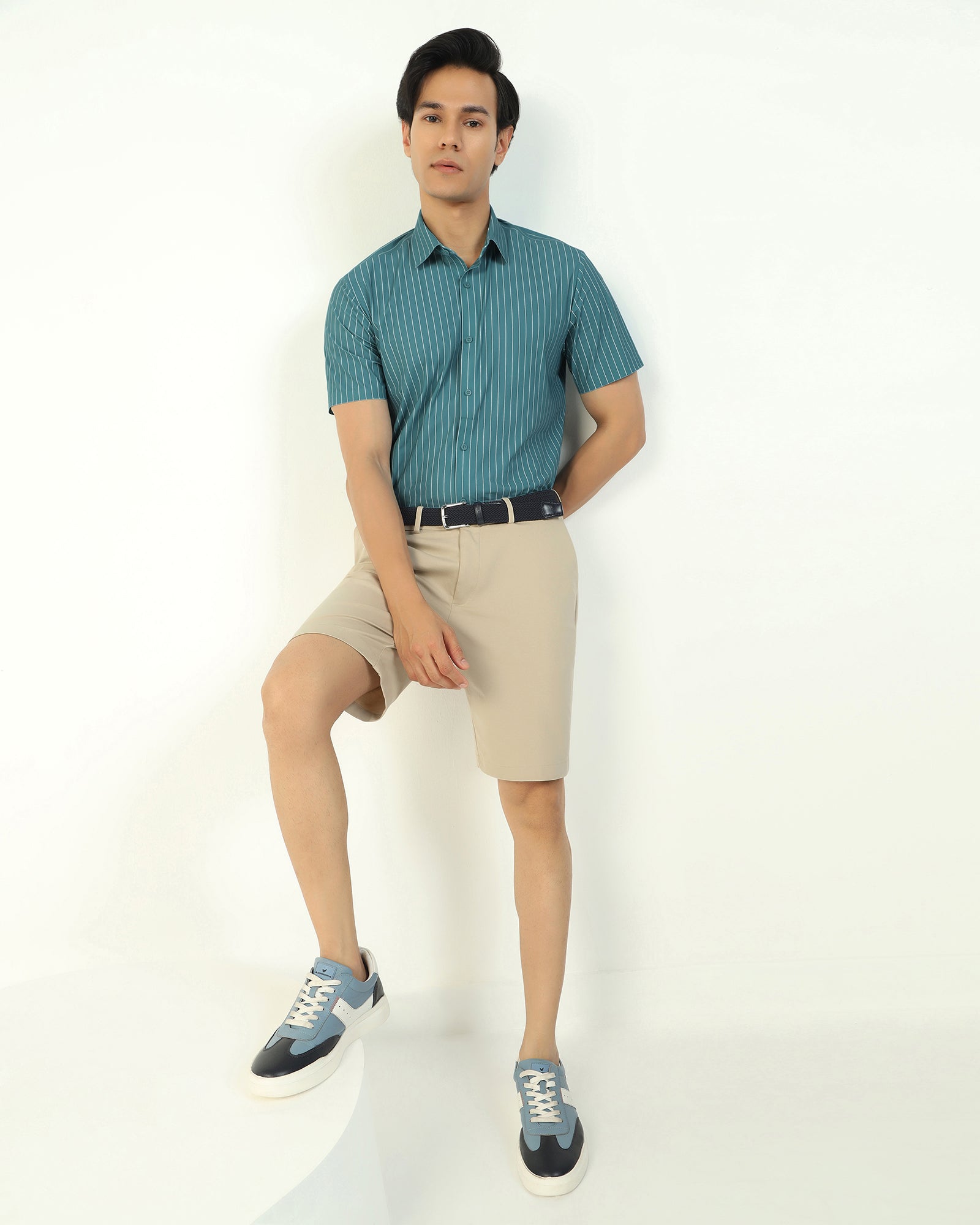 TechPro Casual Beige Solid Shorts - Serry