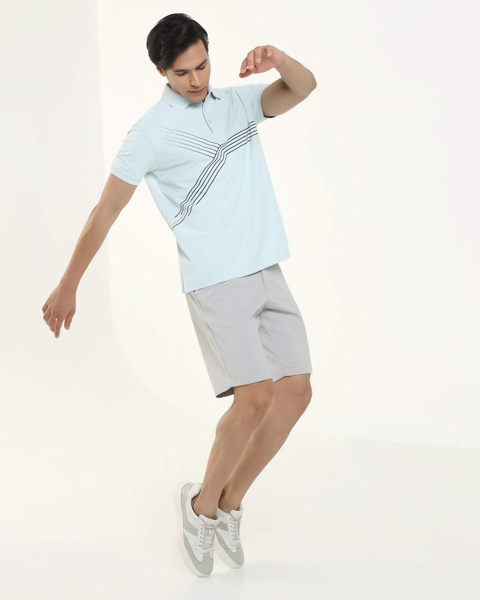 TechPro Casual Grey Solid Shorts - Serry