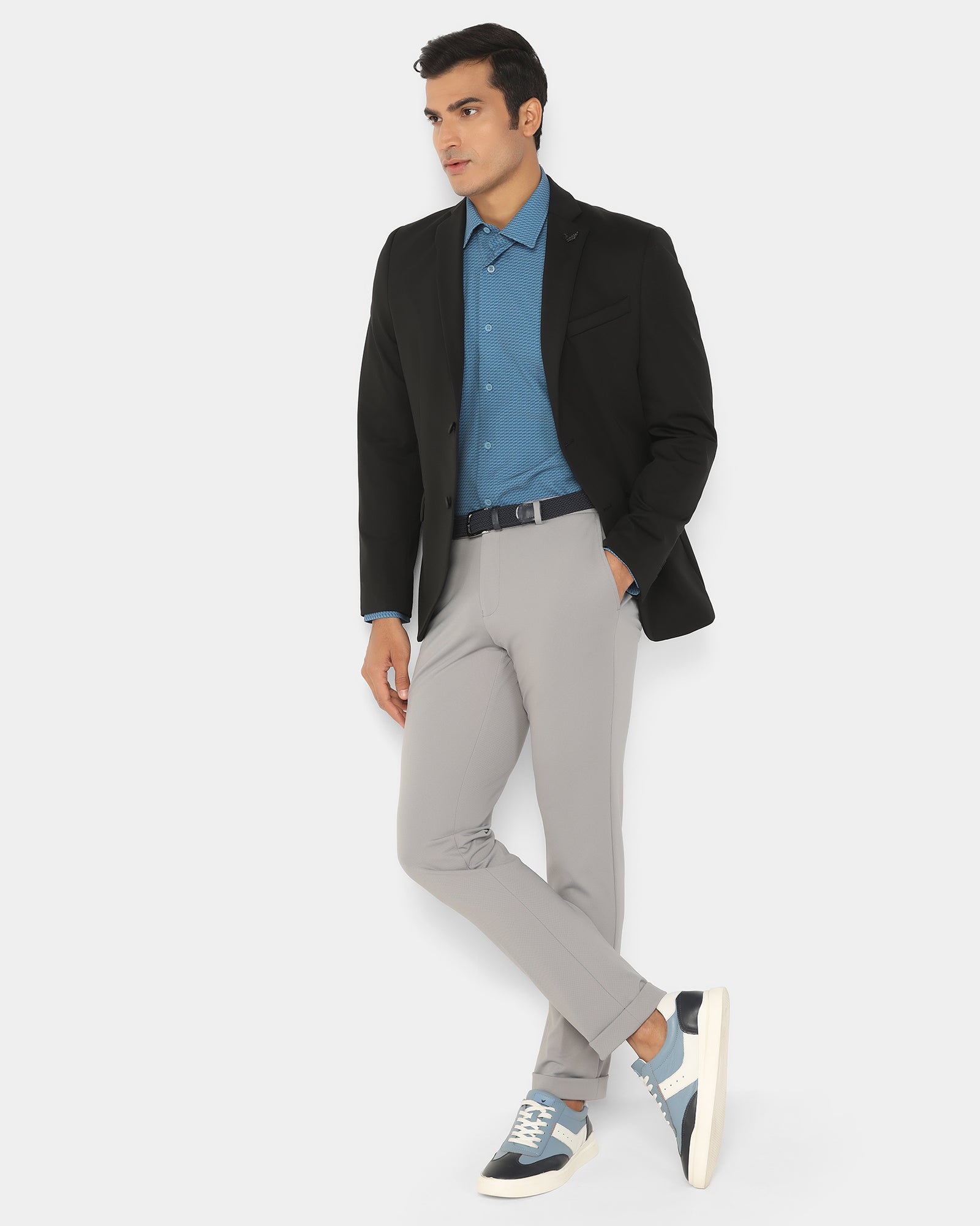 TechPro Formal Black Solid Blazer - Explore