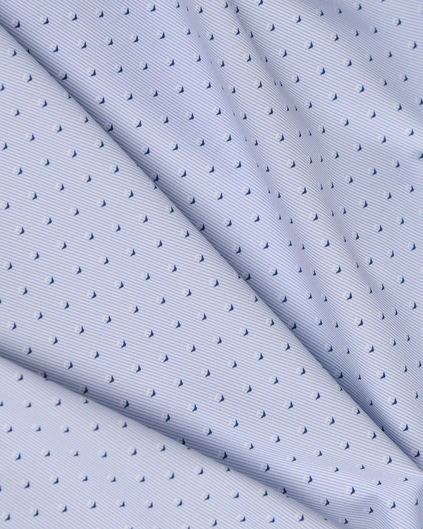 TechPro Formal Blue Printed Shirt - Draco