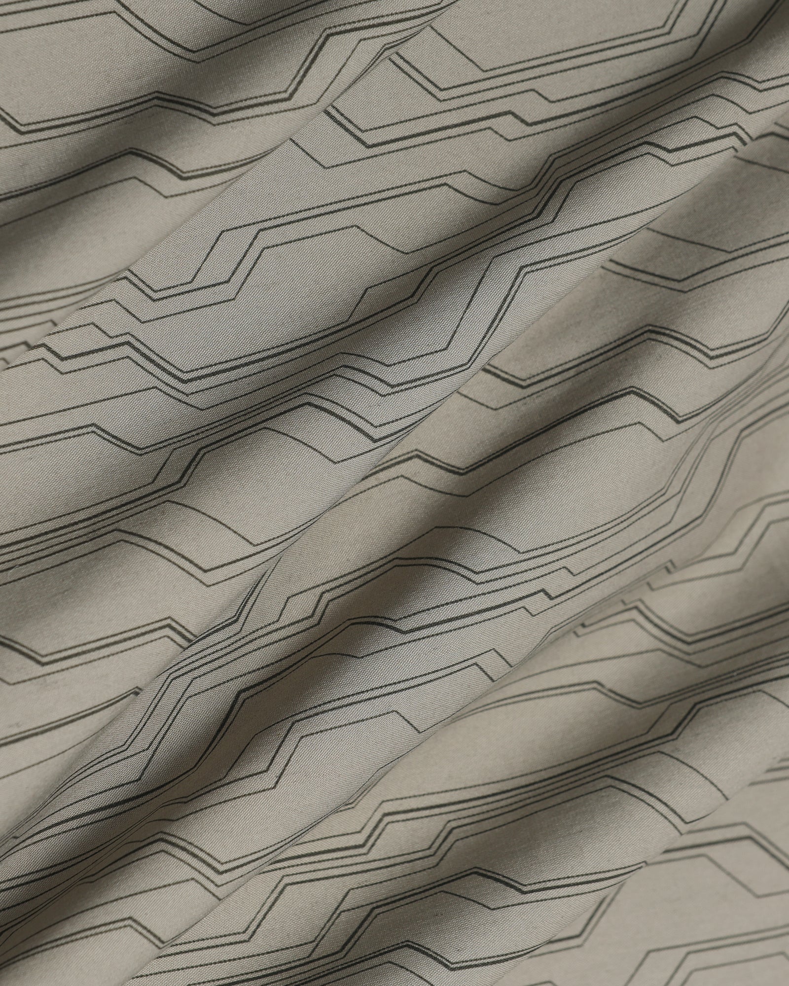 TechPro Formal Green Printed Shirt - Blade