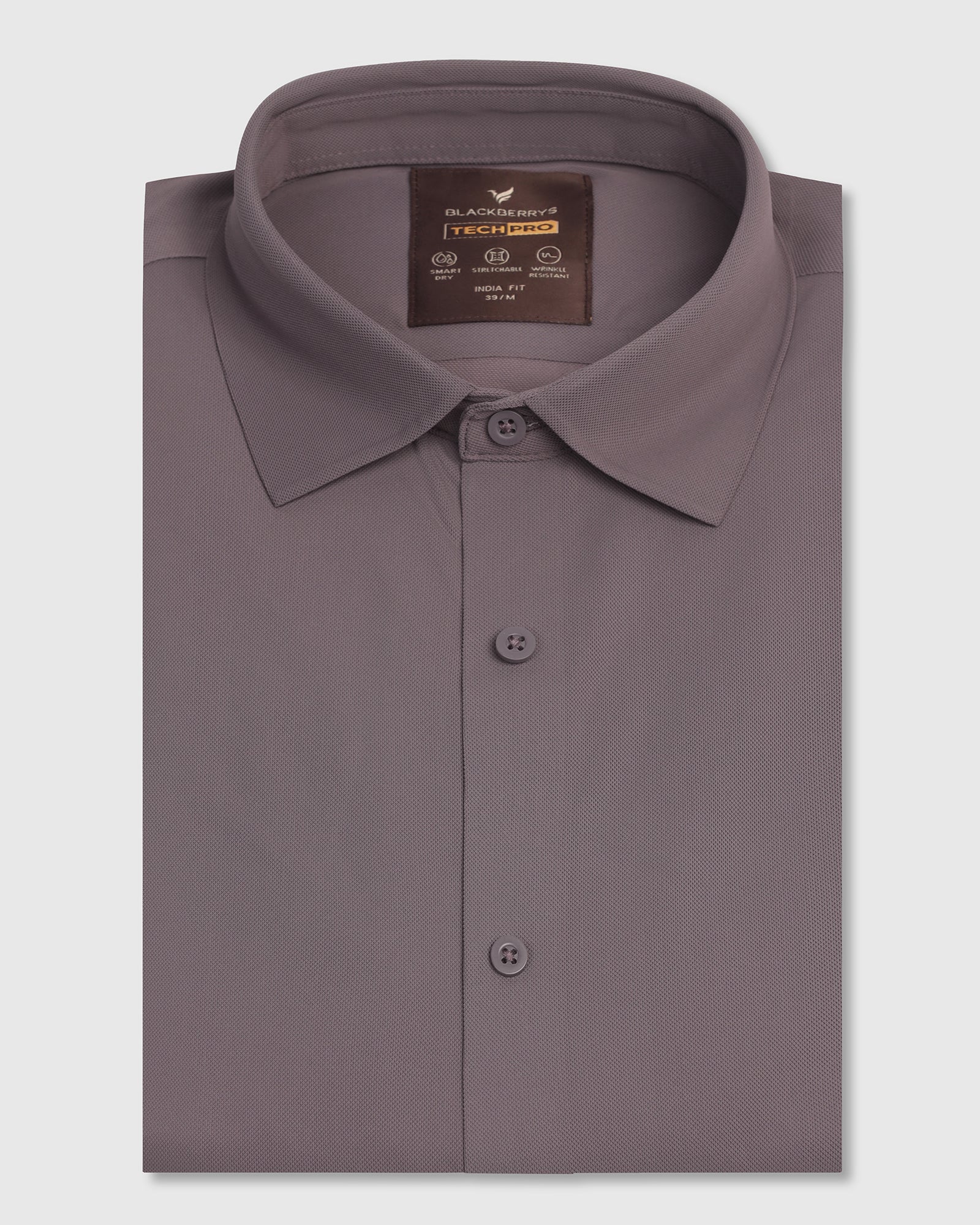 TechPro Formal Half Sleeve Mouse Textured Shirt - Kanon