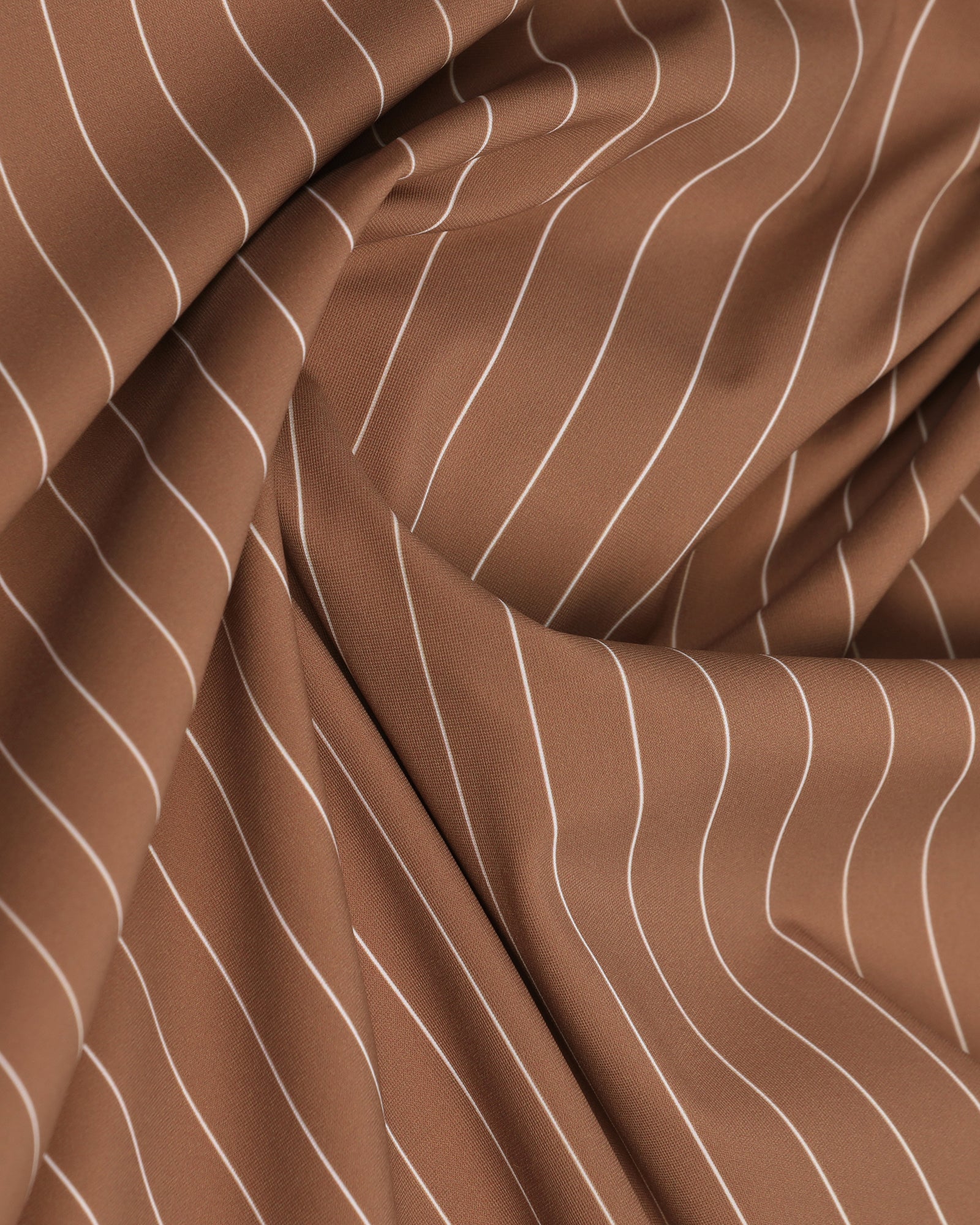 TechPro Formal Half Sleeve Rust Stripe Shirt - Dickins