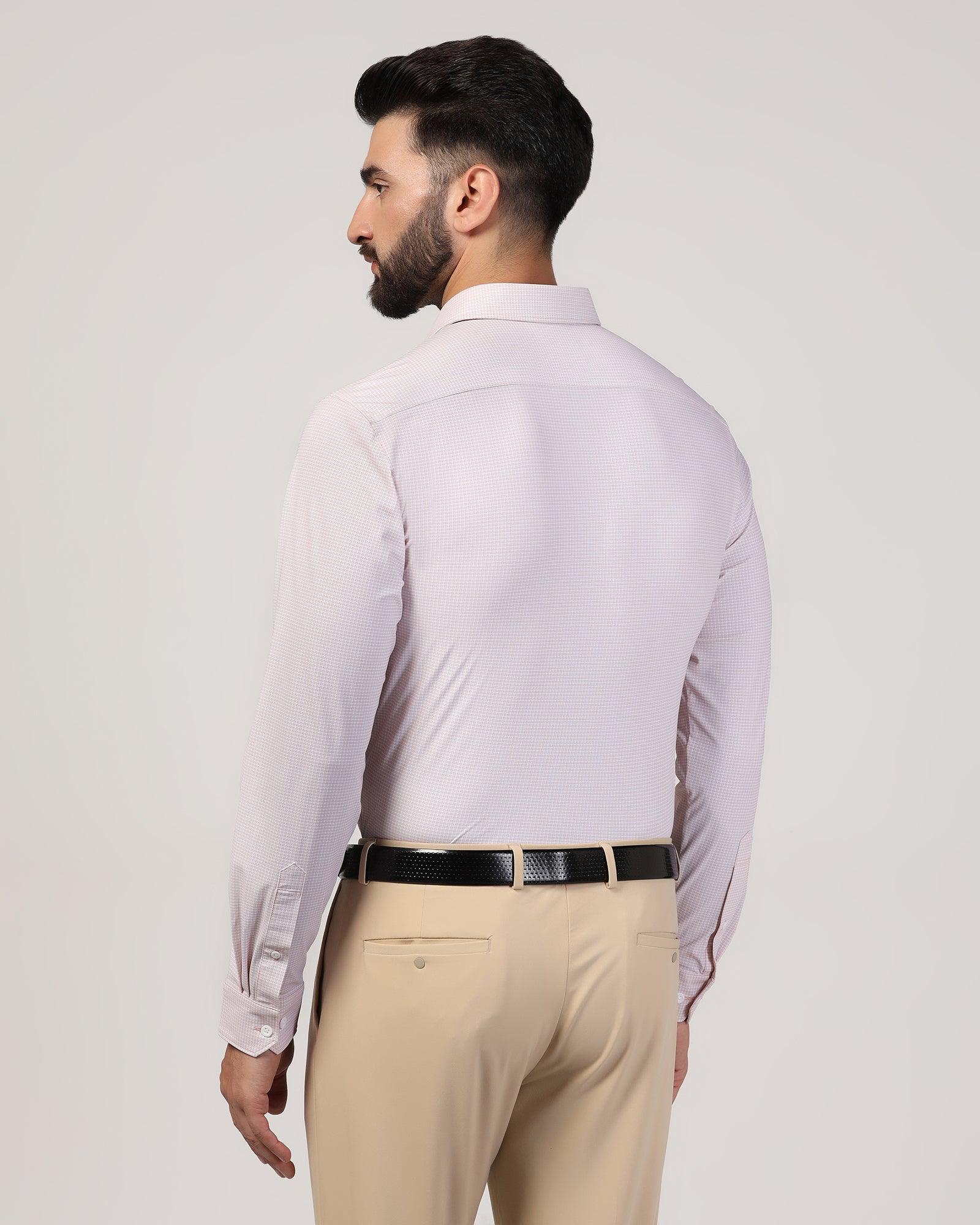 TechPro Formal Orange Printed Shirt - Ohio - Blackberrys