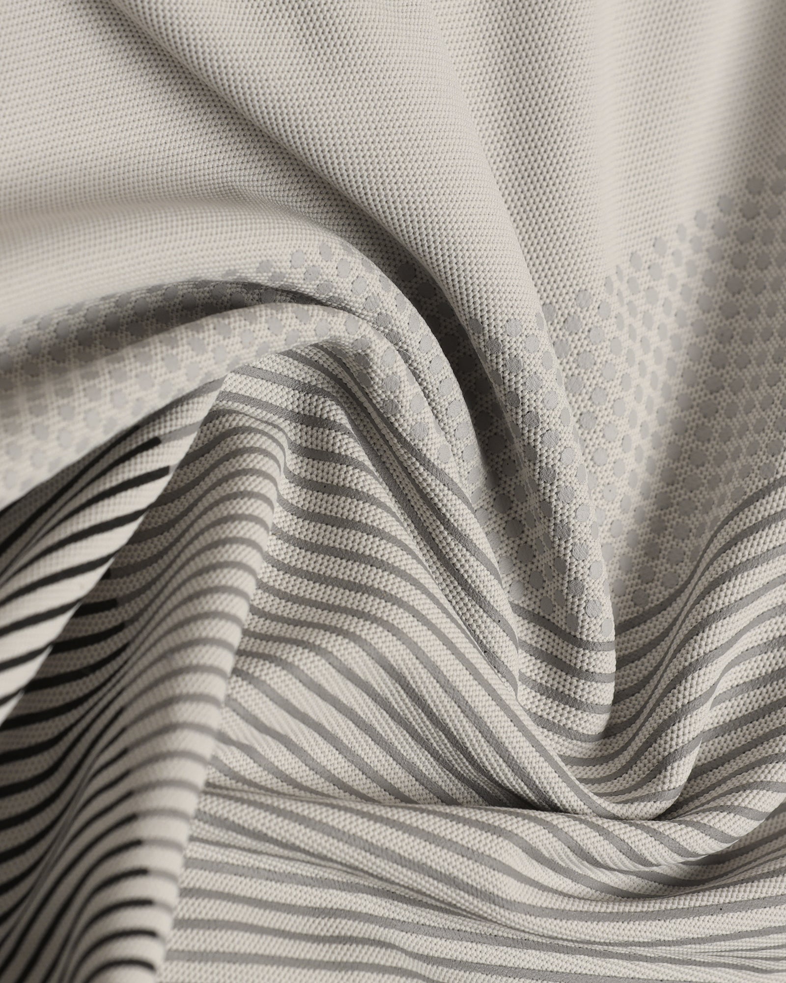 TechPro Polo Grey Printed T-Shirt - Walk