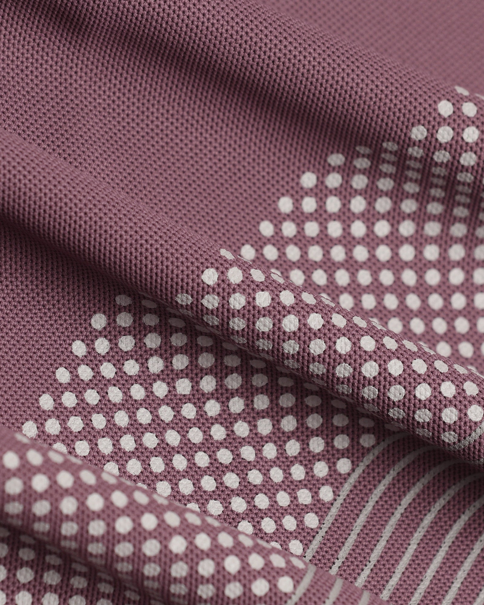 TechPro Polo Mauve Printed T-Shirt - Walk