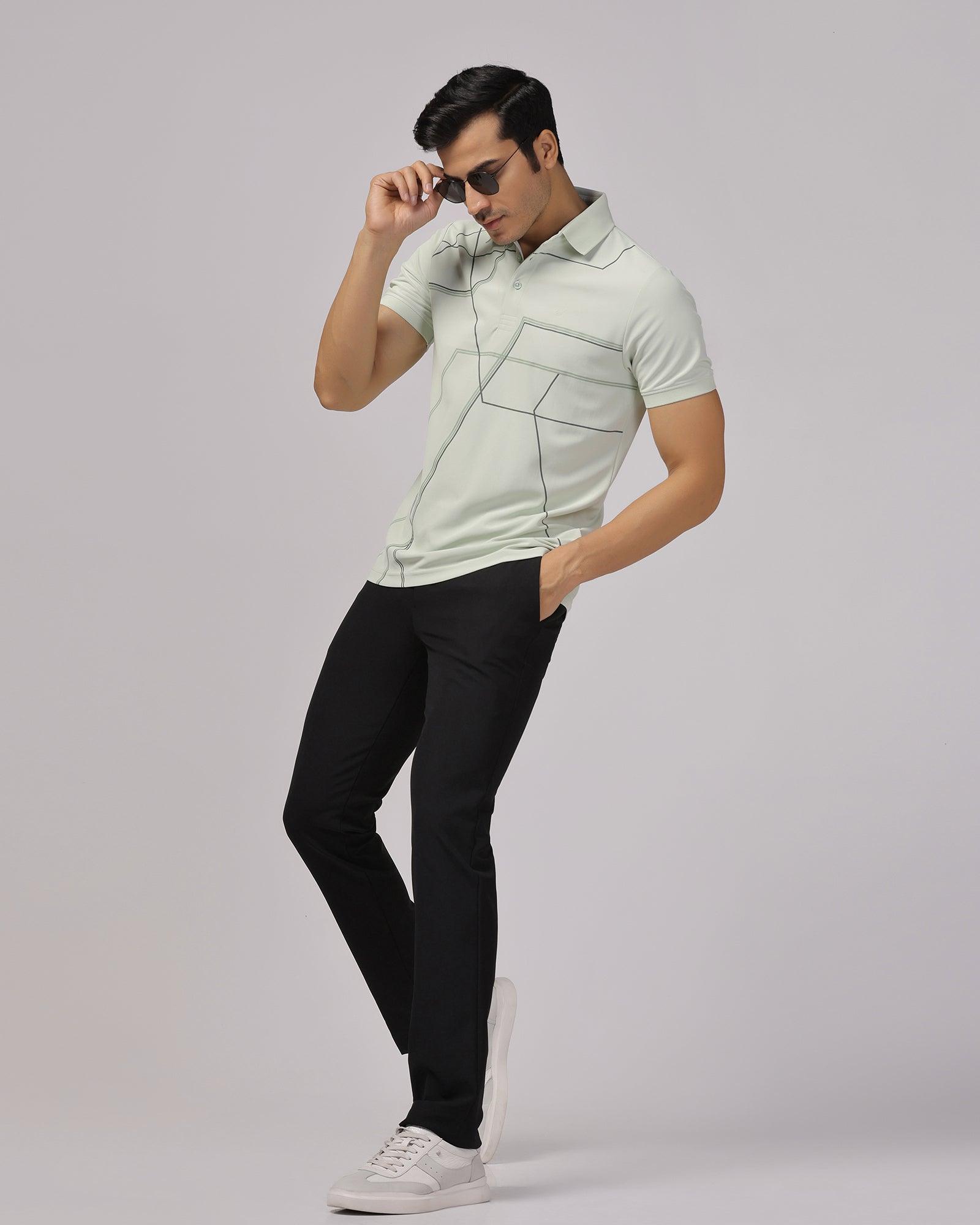 TechPro Polo Mint Solid T-Shirt - Crocs - Blackberrys