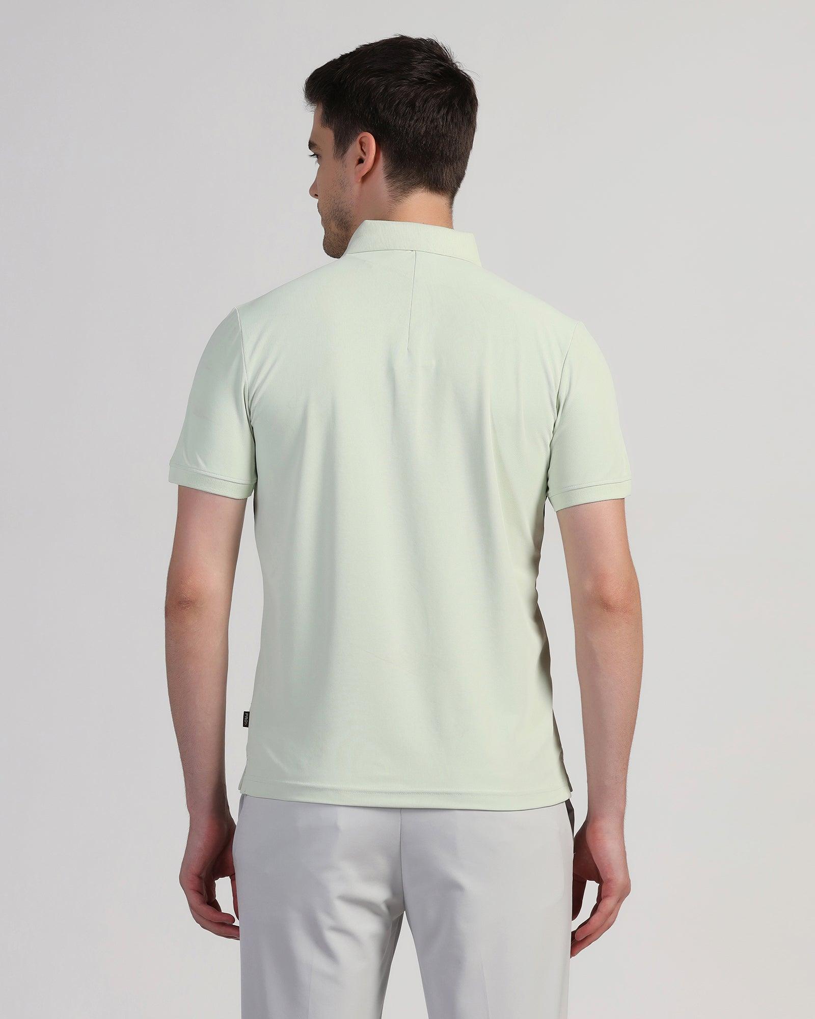 TechPro Polo Mint Solid T-Shirt - Jamey - Blackberrys