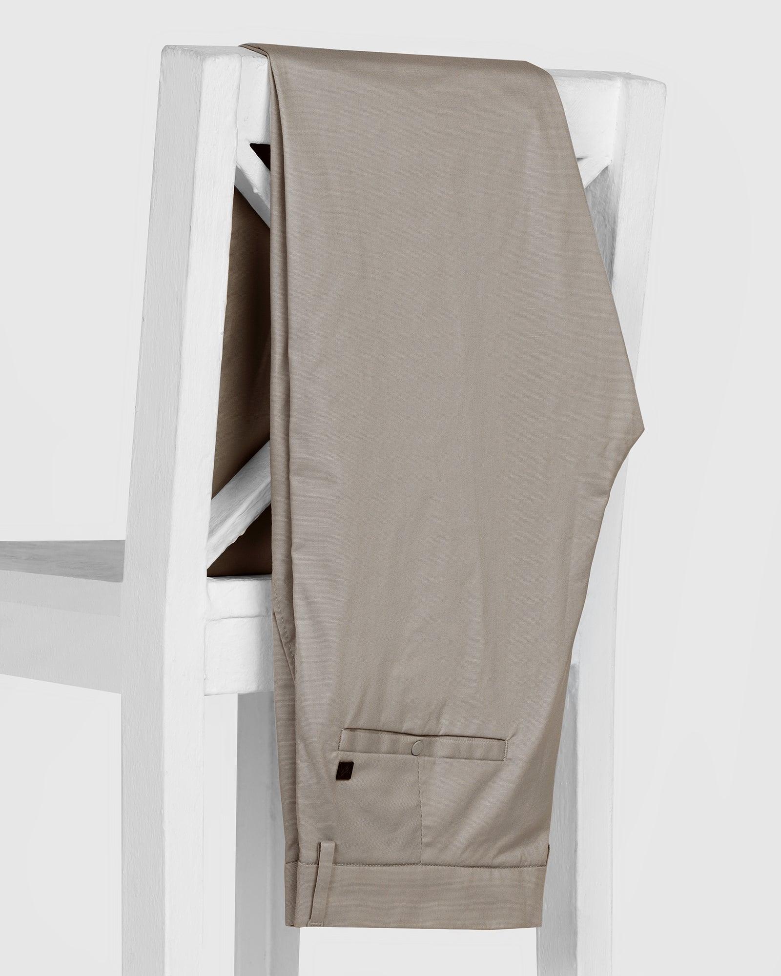 TechPro Slim Comfort B-95 Casual Light Olive Solid Khaki - Andros - Blackberrys