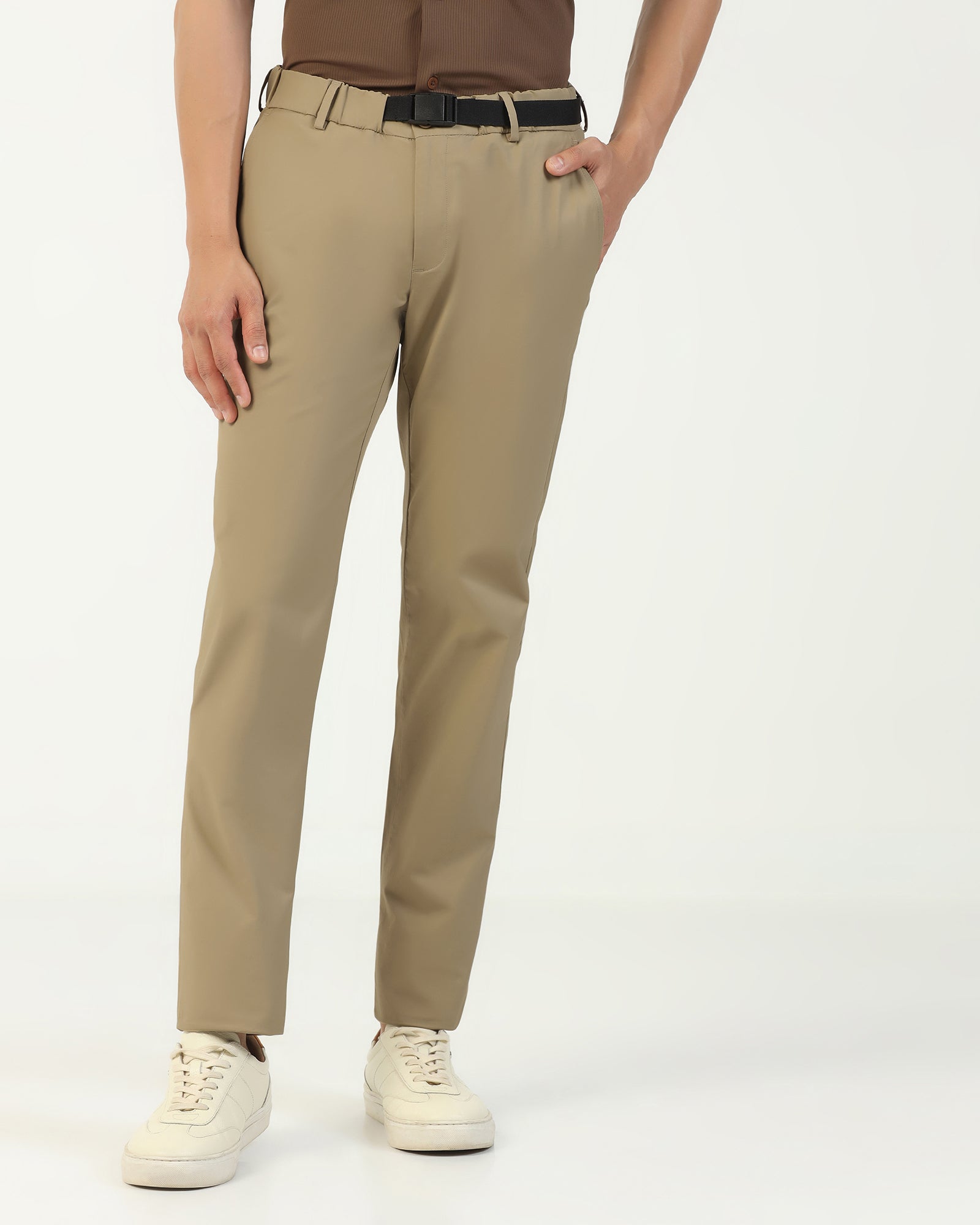 TechPro Slim Fit B-91 Casual Khaki Solid Khakis - Kyle