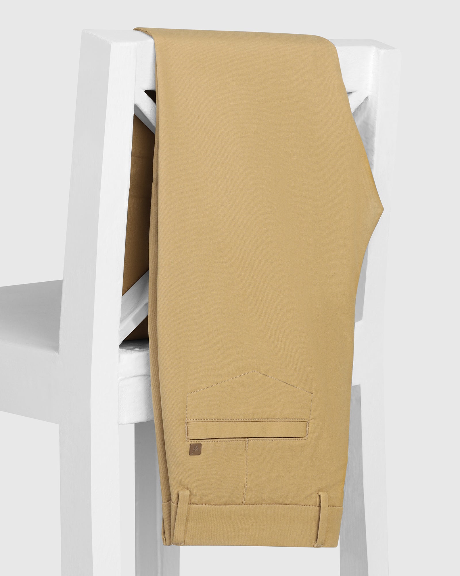 TechPro Slim Fit B-91 Casual Khaki Solid Khakis - Sandy