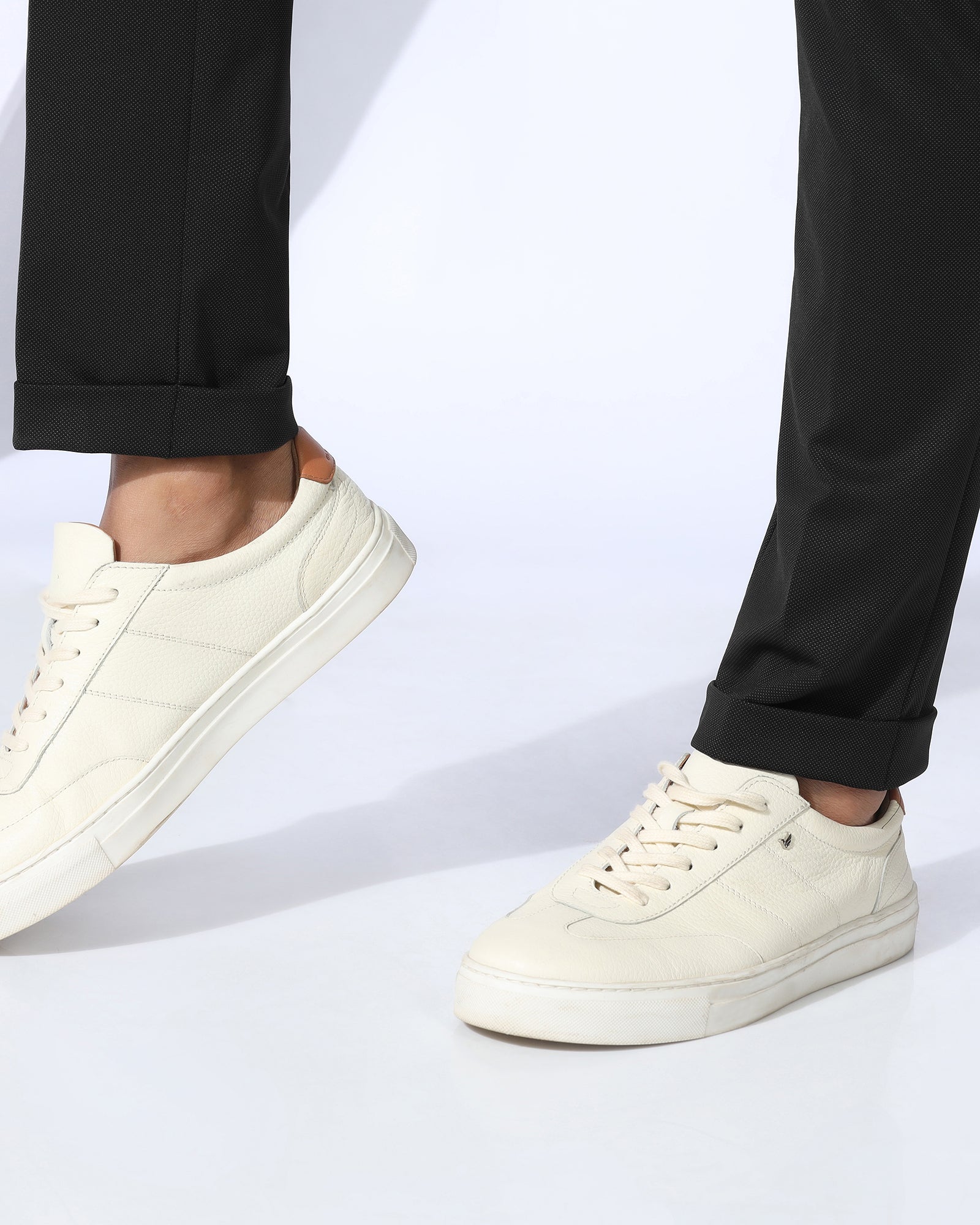 TechPro Slim Fit B-91 Formal Charcoal Textured Trouser - Meteor