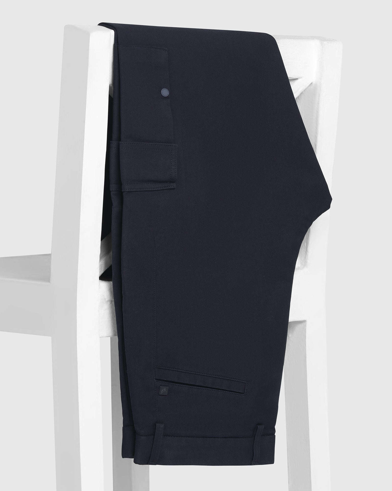 TechPro Sneaker Fit Casual Navy Solid Khakis - Andy