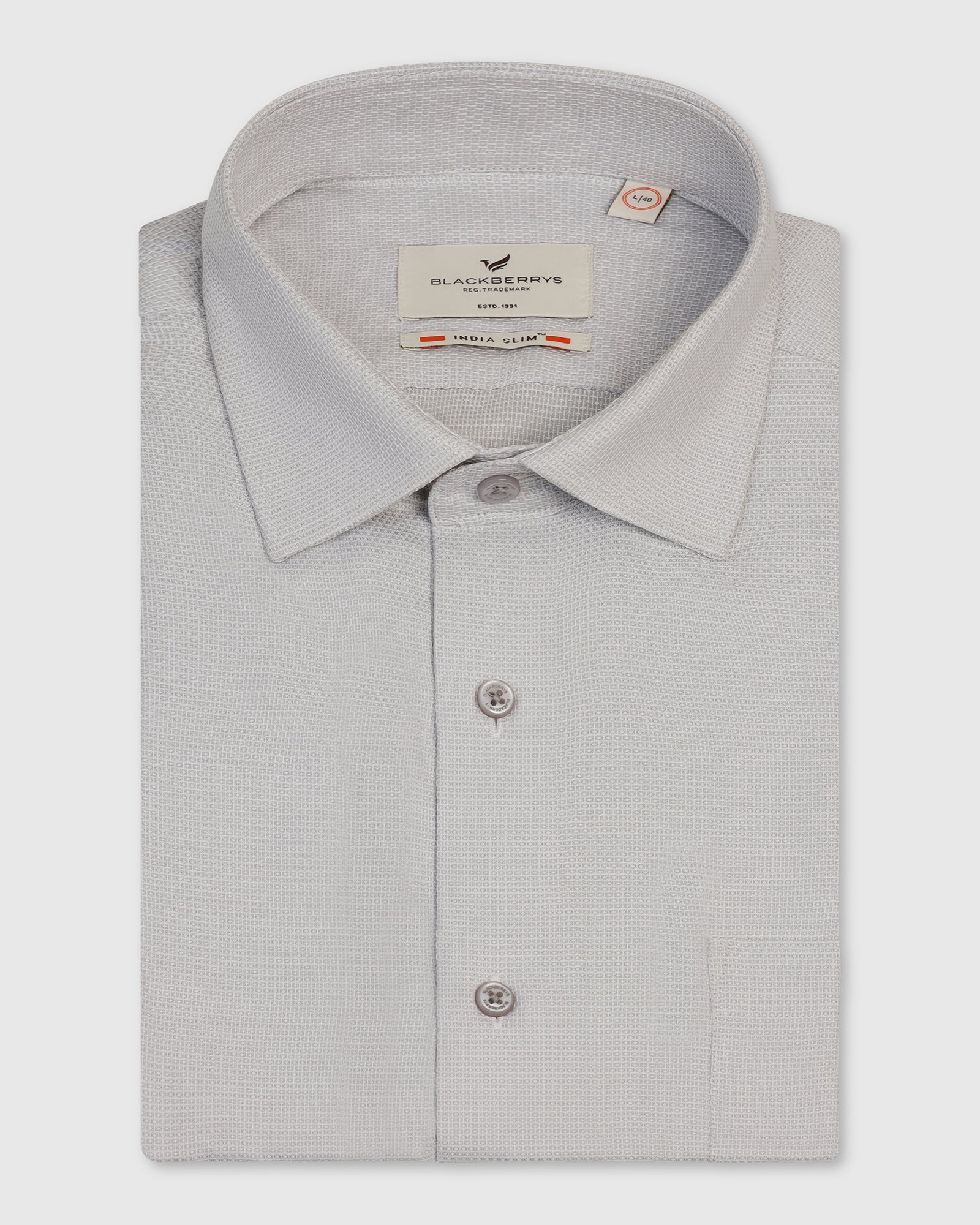 Temp Tech Formal Grey Textured Shirt - Revolve