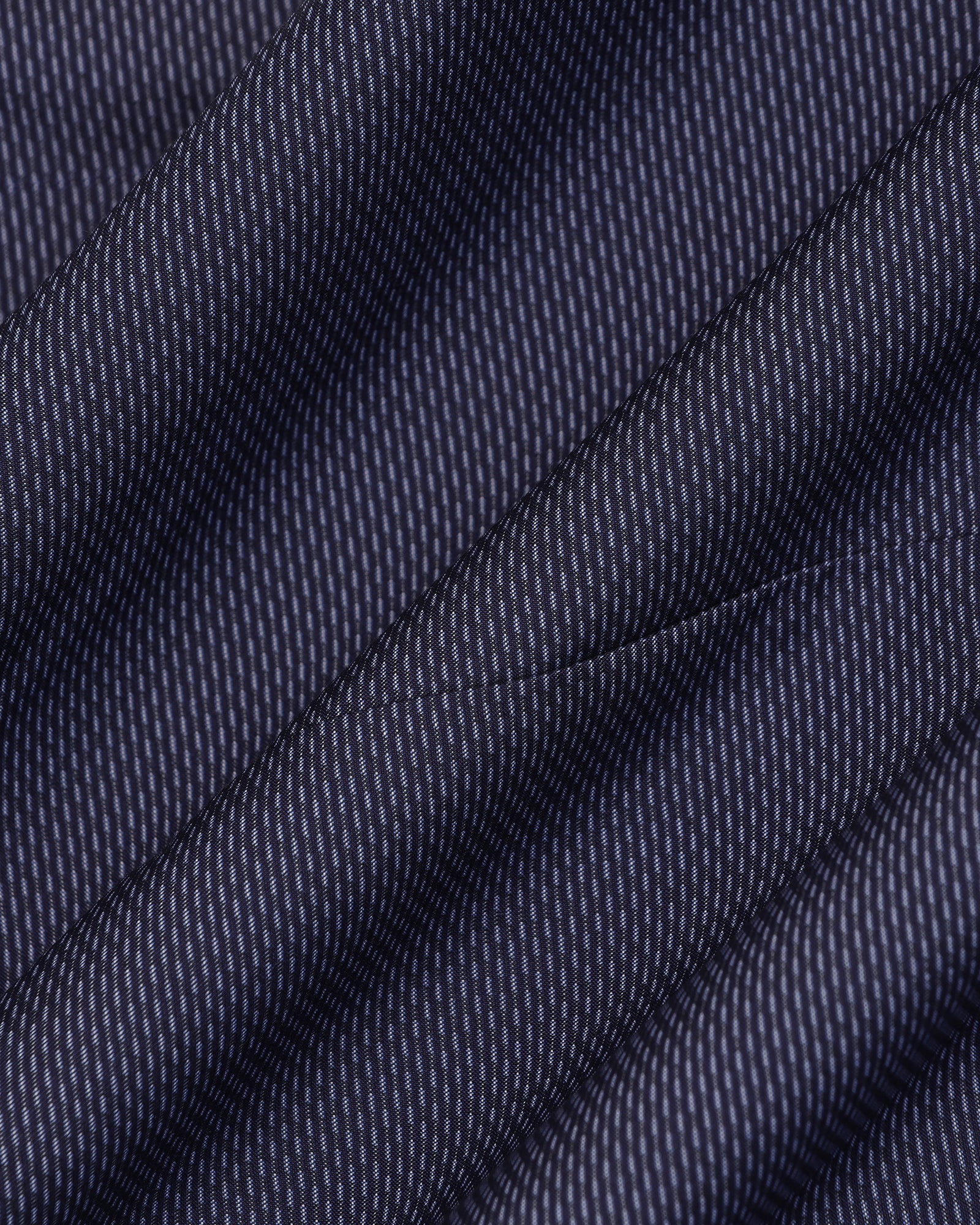 Temp Tech Formal Navy Textured Shirt - Vogue