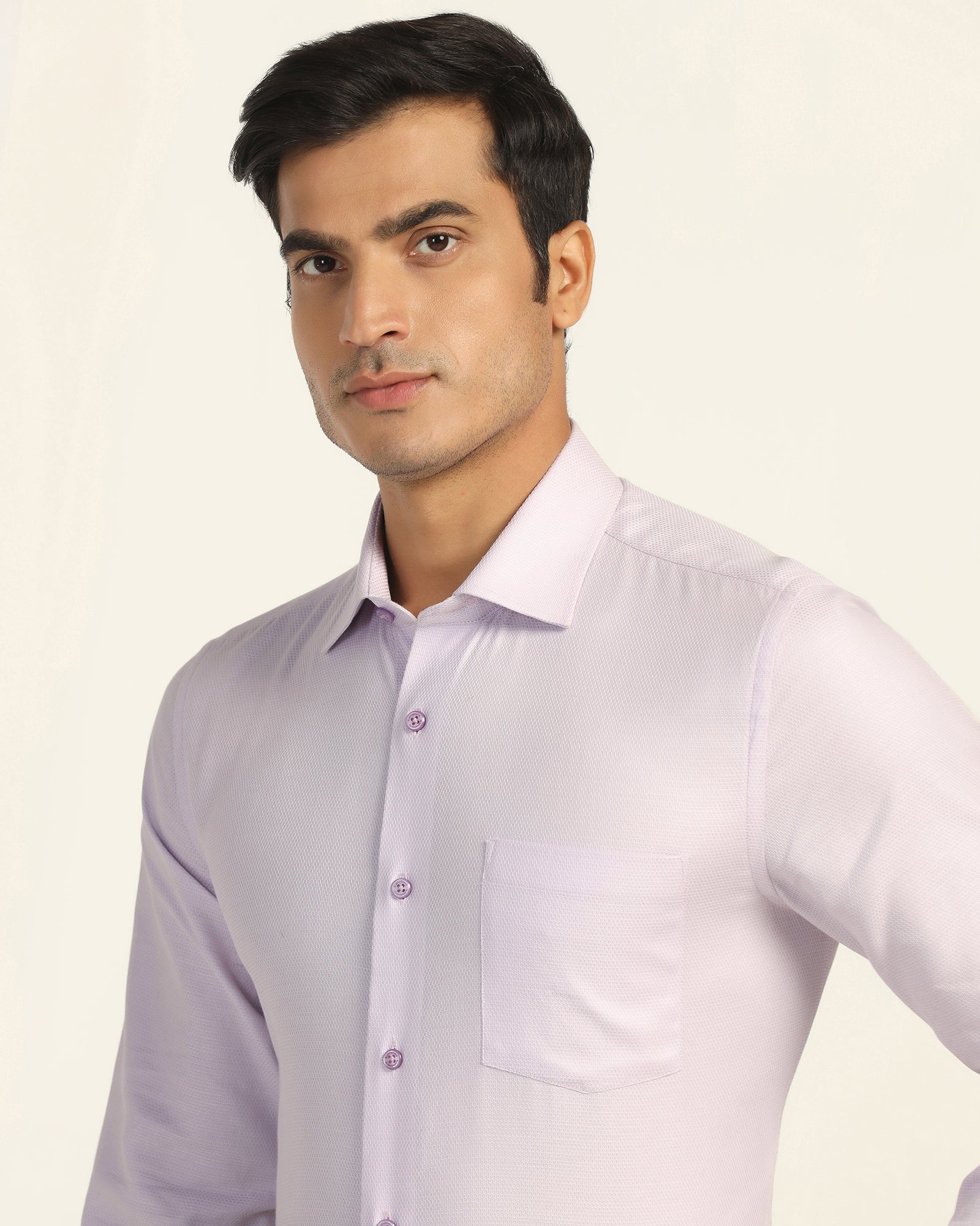 Temp Tech Formal Purple Textured Shirt - Revolve