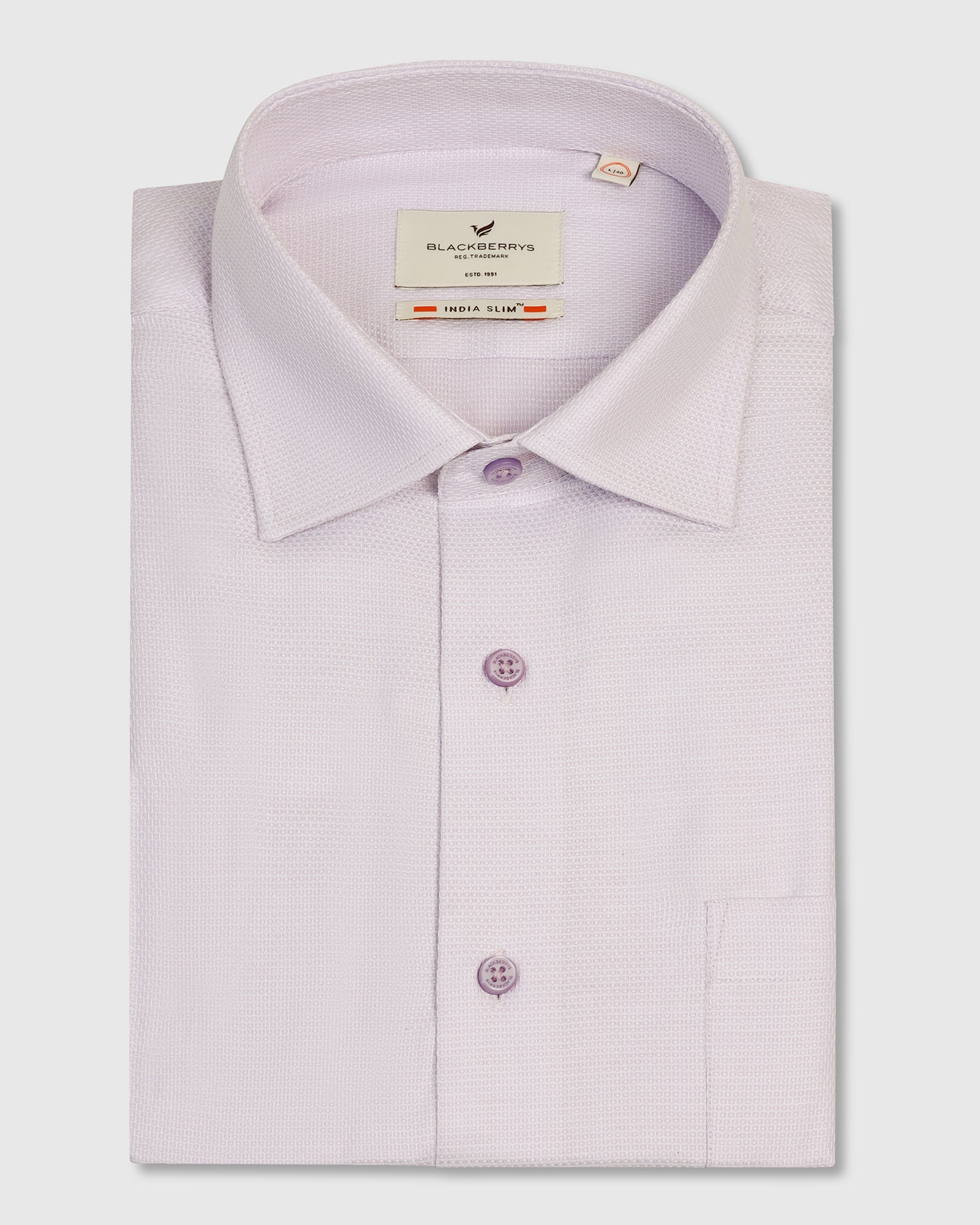 Temp Tech Formal Purple Textured Shirt - Revolve