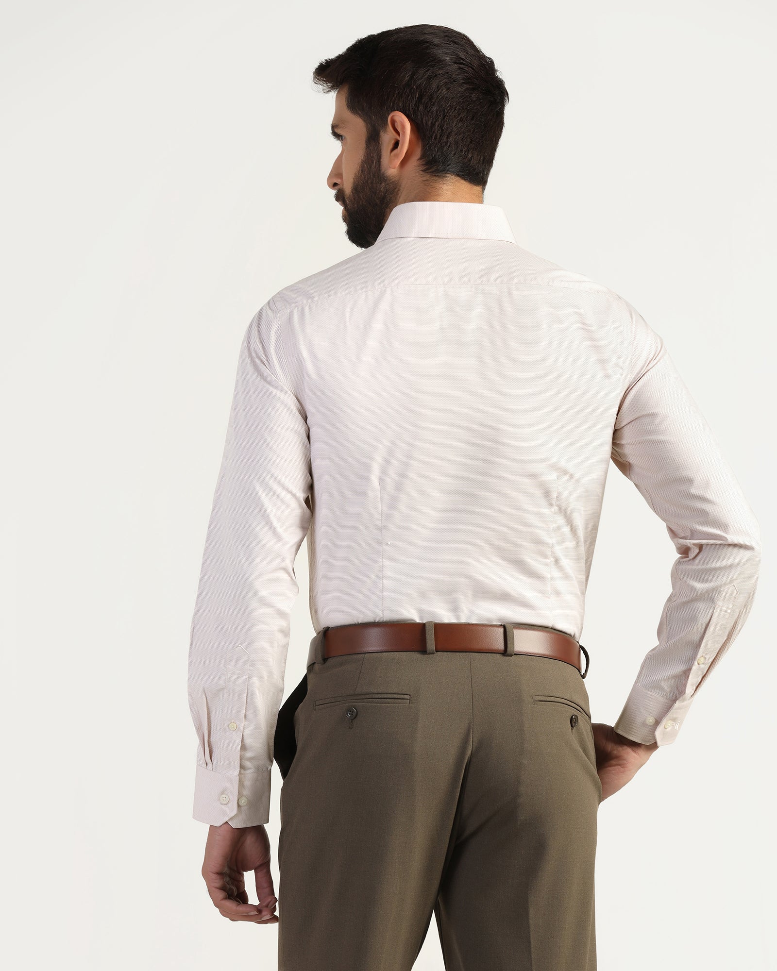 Temp Tech Formal Rust Textured Shirt - Vogue