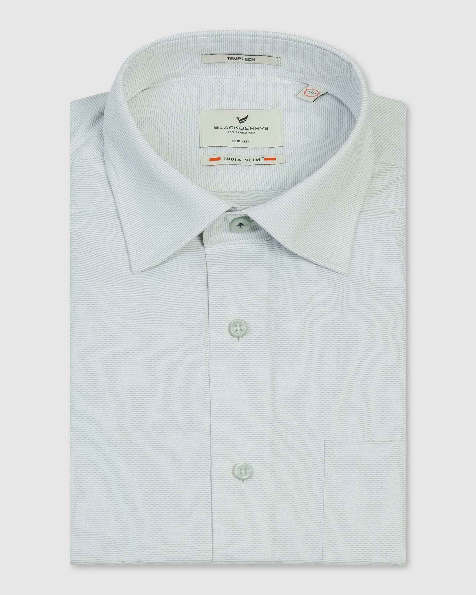 Temp Tech Formal Mint Textured Shirt - Vogue