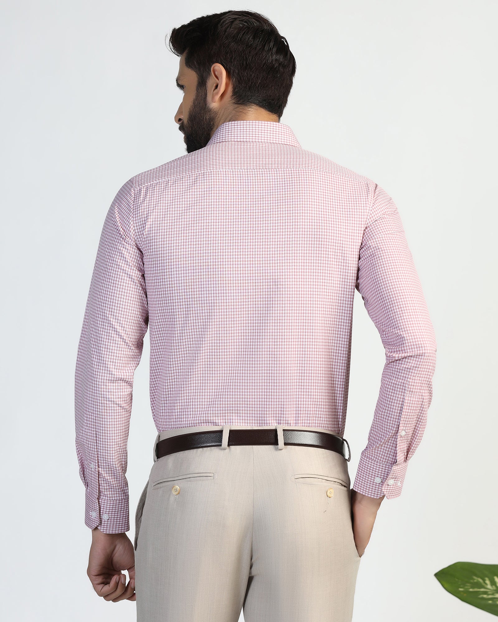 Temp Tech Formal Red Check Shirt - Vertigo